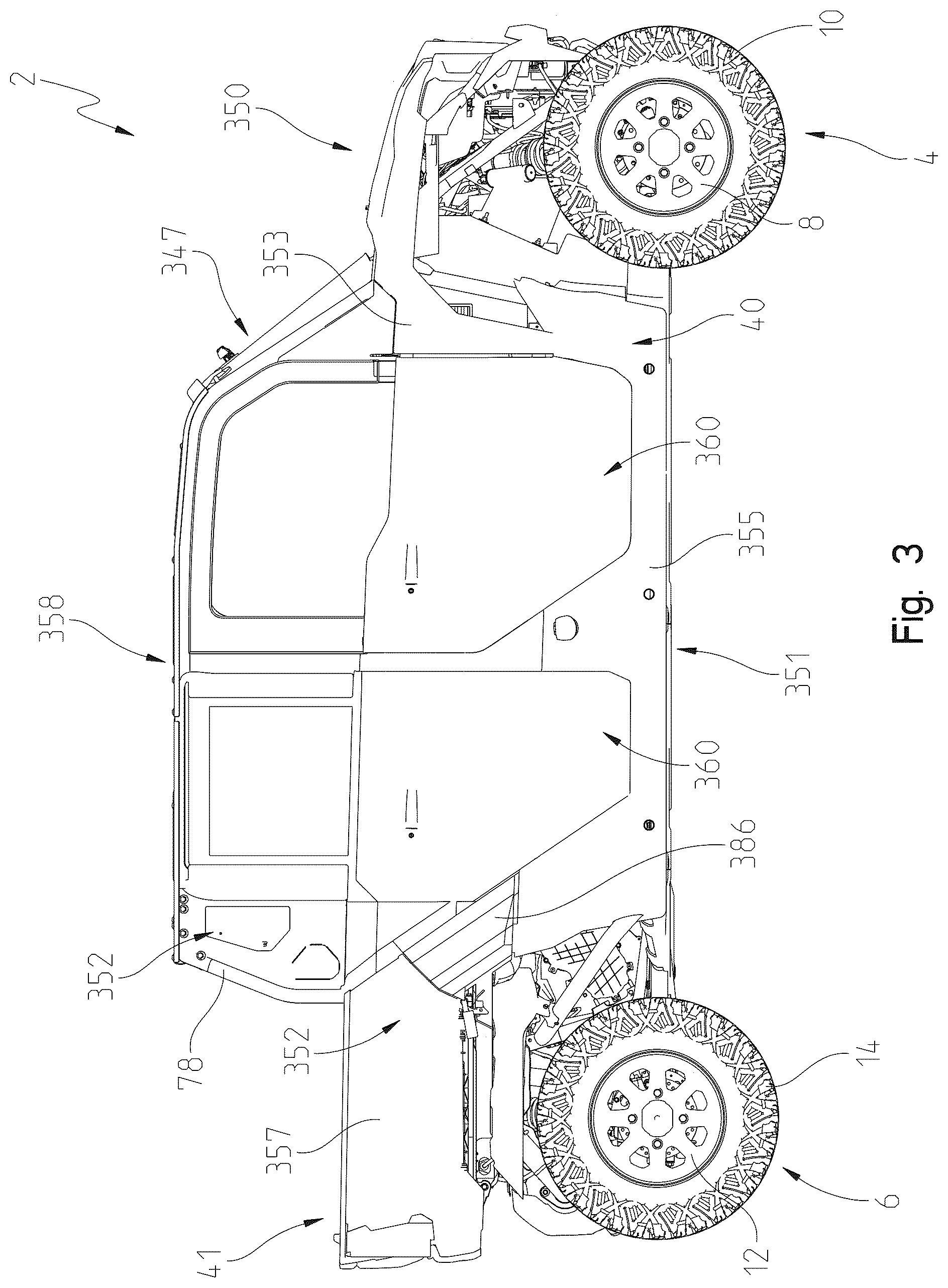 Patent US12479508 Figure 3 – Off-road vehicle