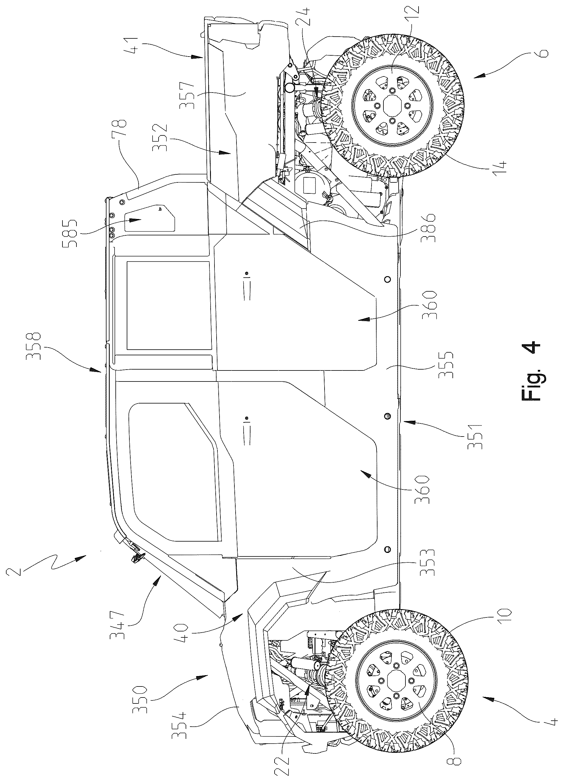 Patent US12479508 Figure 4 – Off-road vehicle