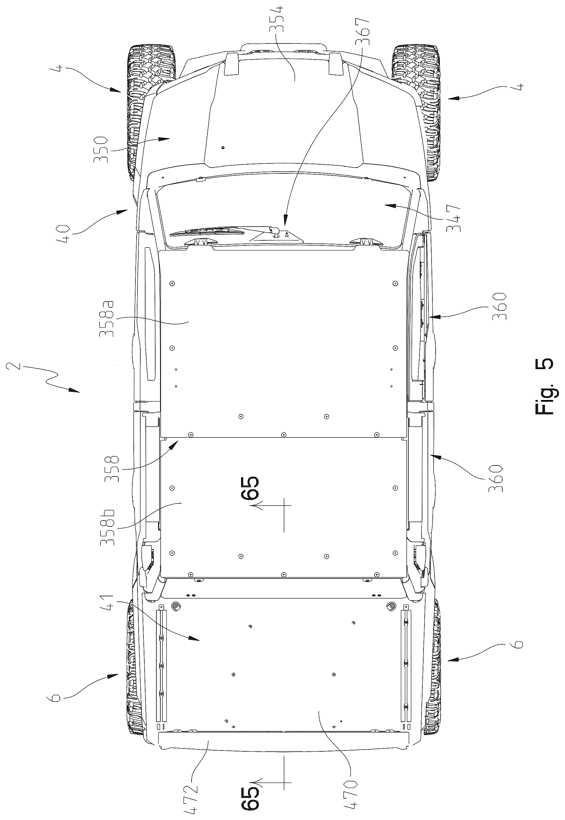 Patent US12479508 Figure 5 – Off-road vehicle