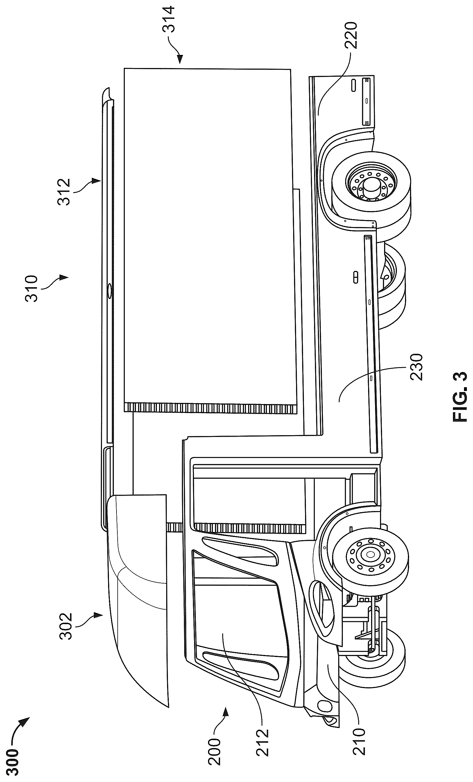Patent US12479509 Figure 3 – Land vehicles incorporating removable powertrain units, powertrain units, and methods therefor