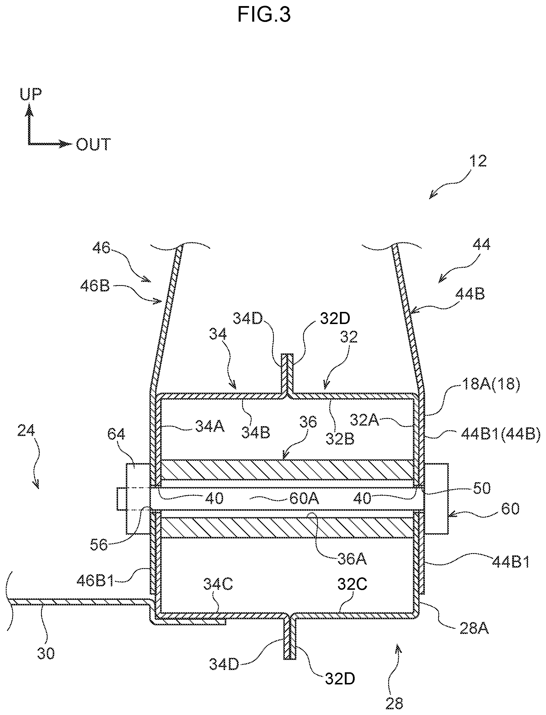 Patent US12479517 Figure 3 – Vehicle body structure