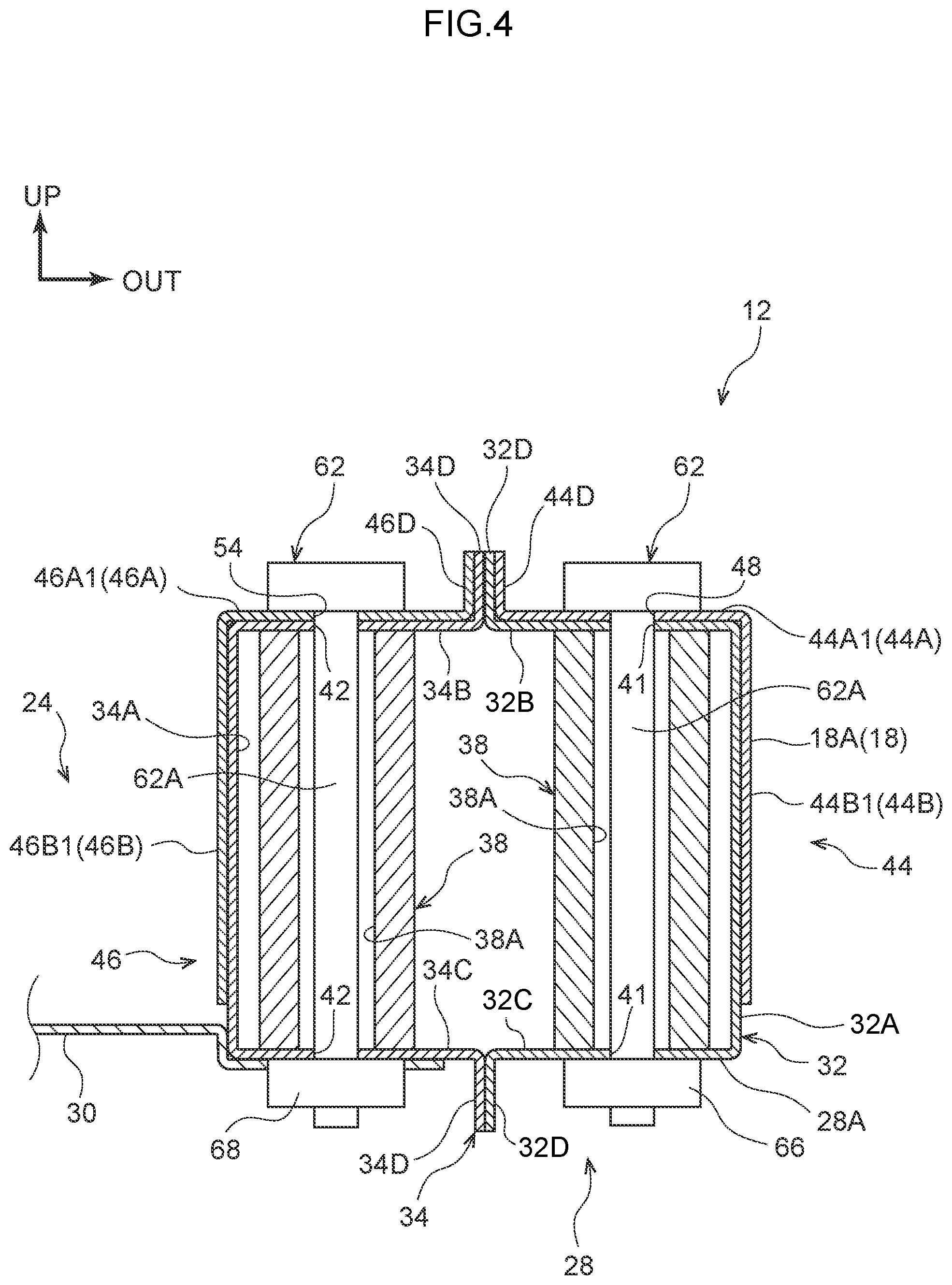 Patent US12479517 Figure 4 – Vehicle body structure