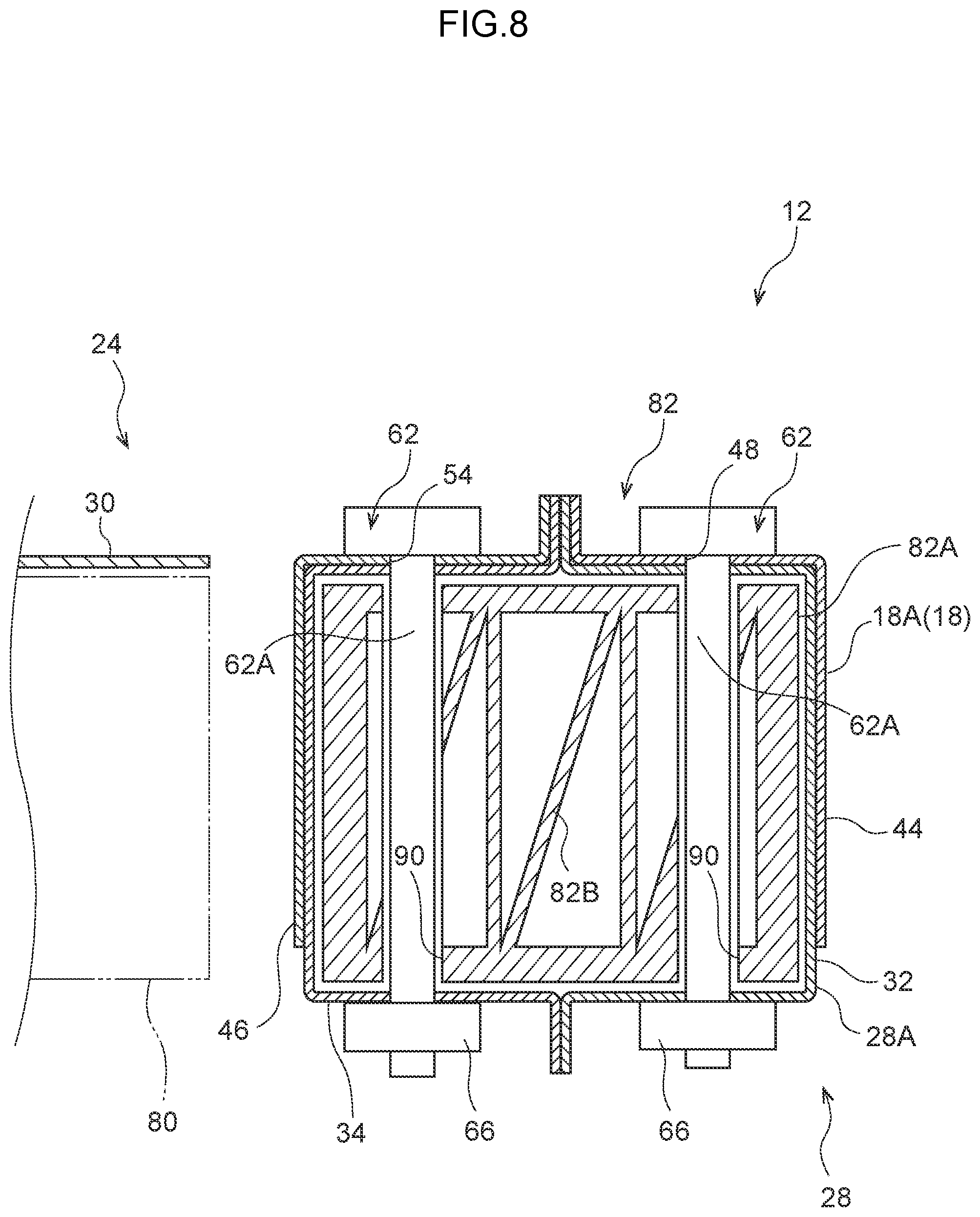 Patent US12479517 Figure 8 – Vehicle body structure