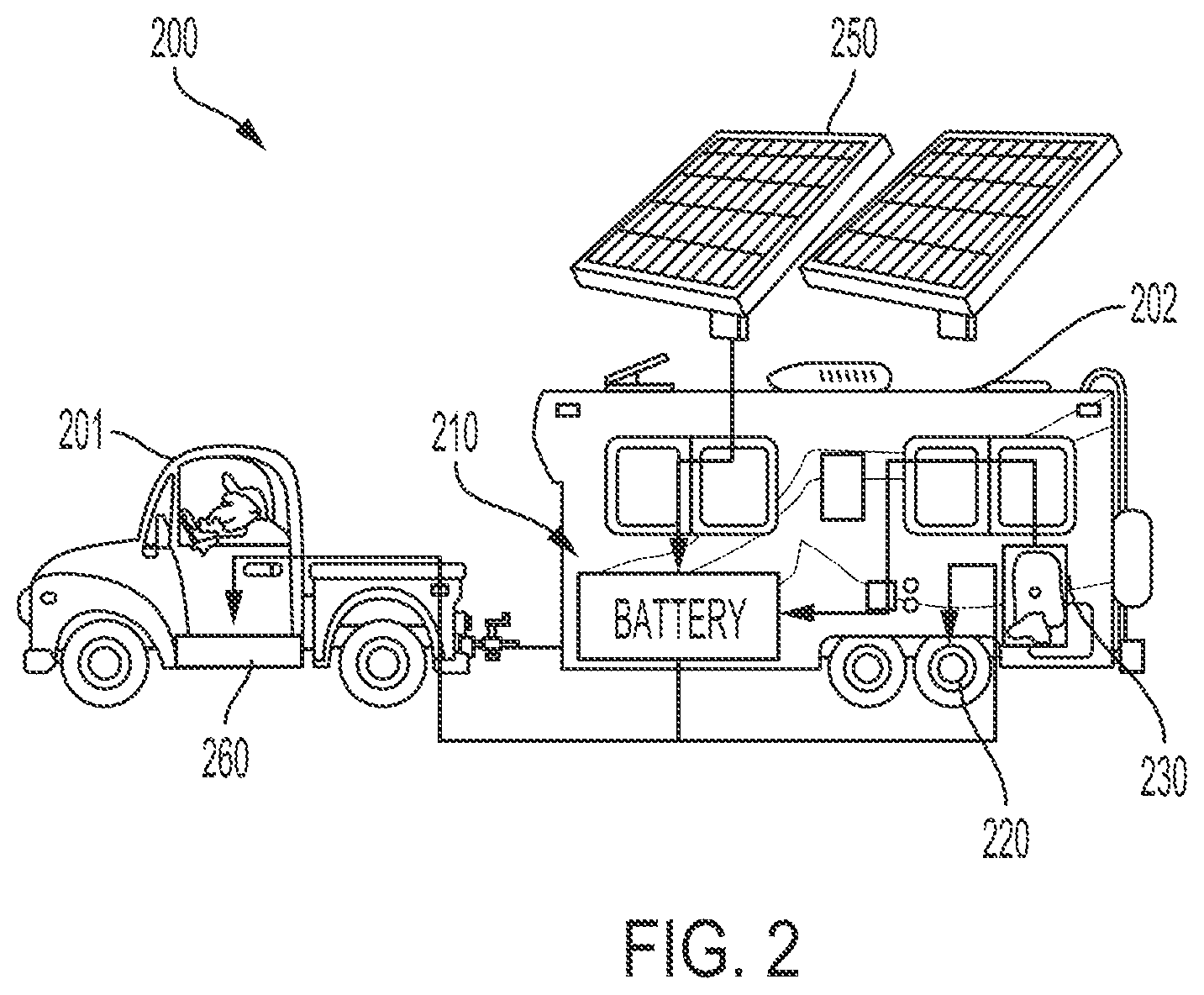 Patent US12479526 Figure 2 – Systems, methods, and apparatus for e-drive kit for trailers