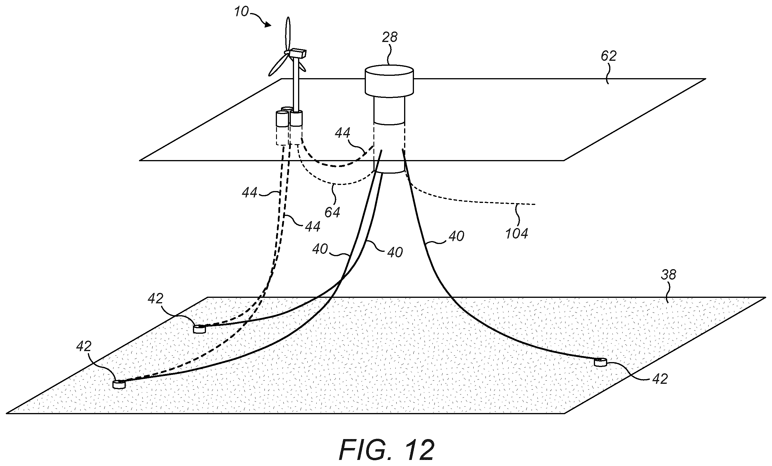 Patent US12479536 Figure 12 – Generation of electrical power offshore