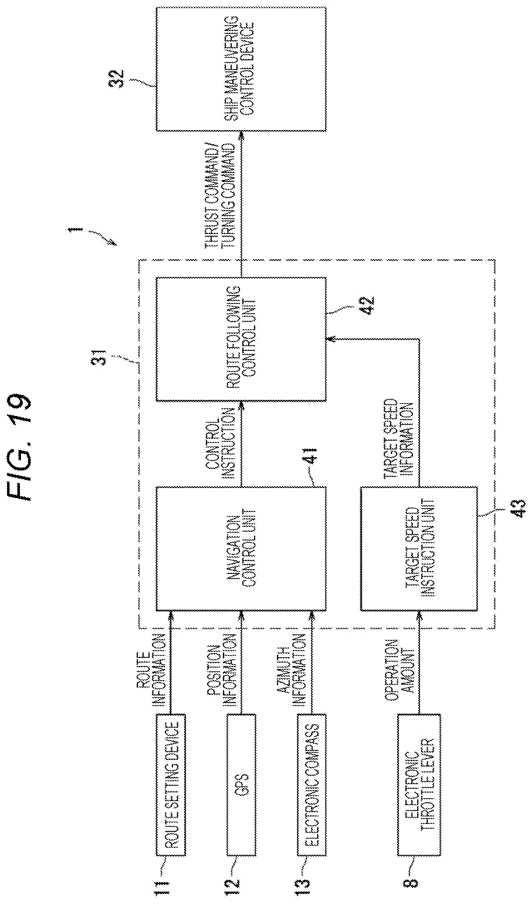 Patent US12479547 Figure 16 – Ship maneuvering device and ship