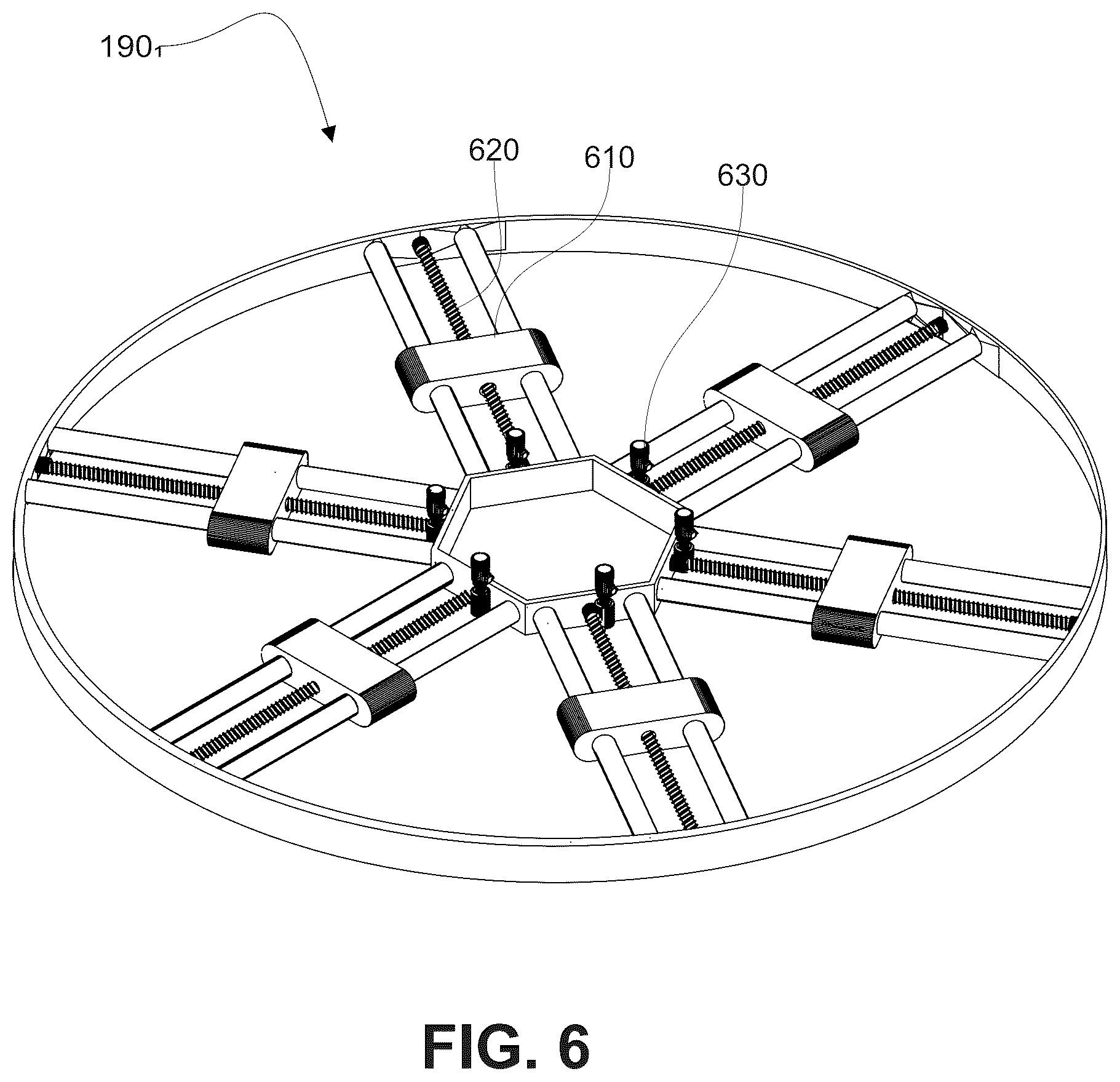 Patent US12479549 Figure 6 – Structure for a Flettner-type rotary rigging