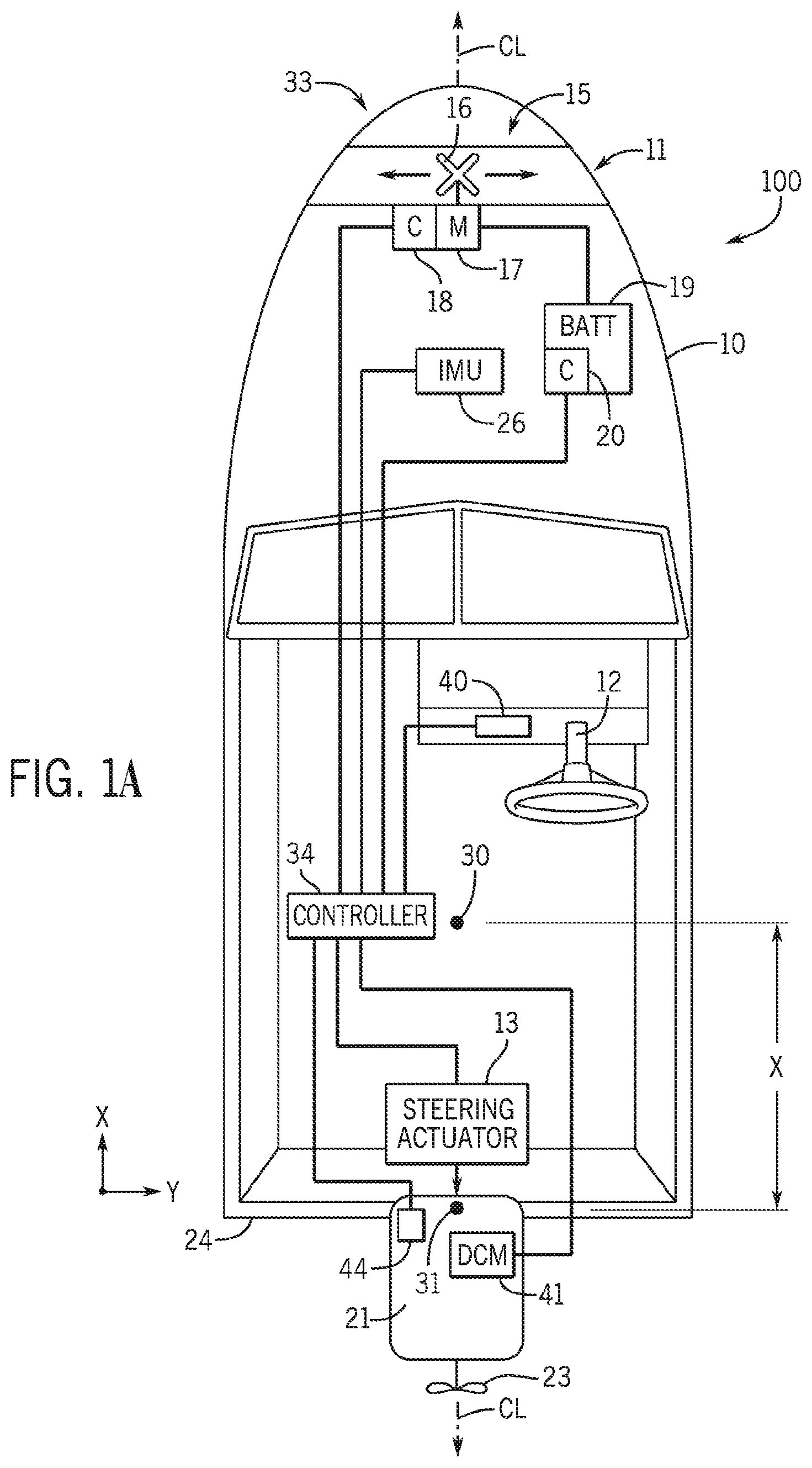 Patent US12479560 Figure 1 – Marine propulsion system and control method