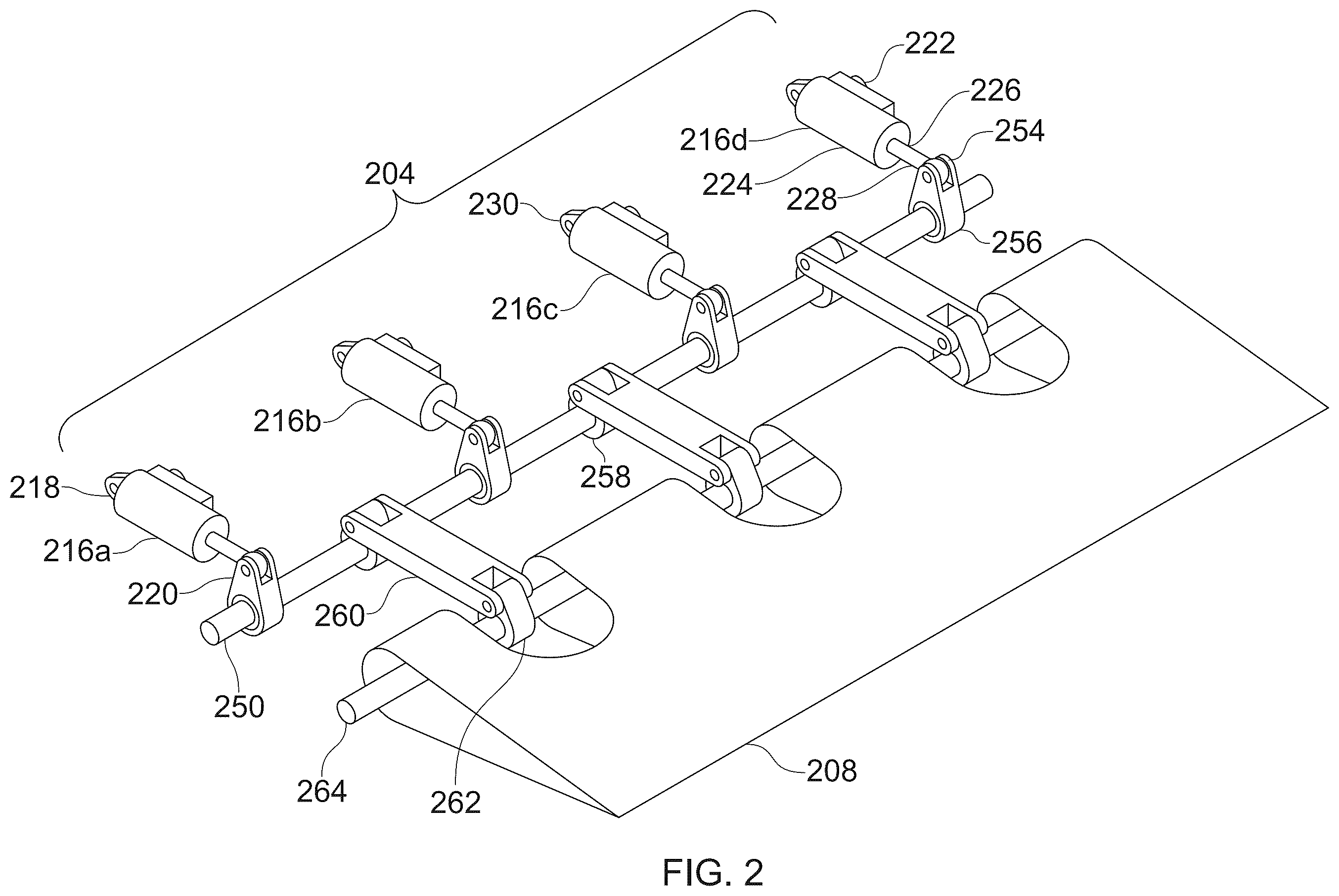 Patent US12479572 Figure 2 – Actuation system