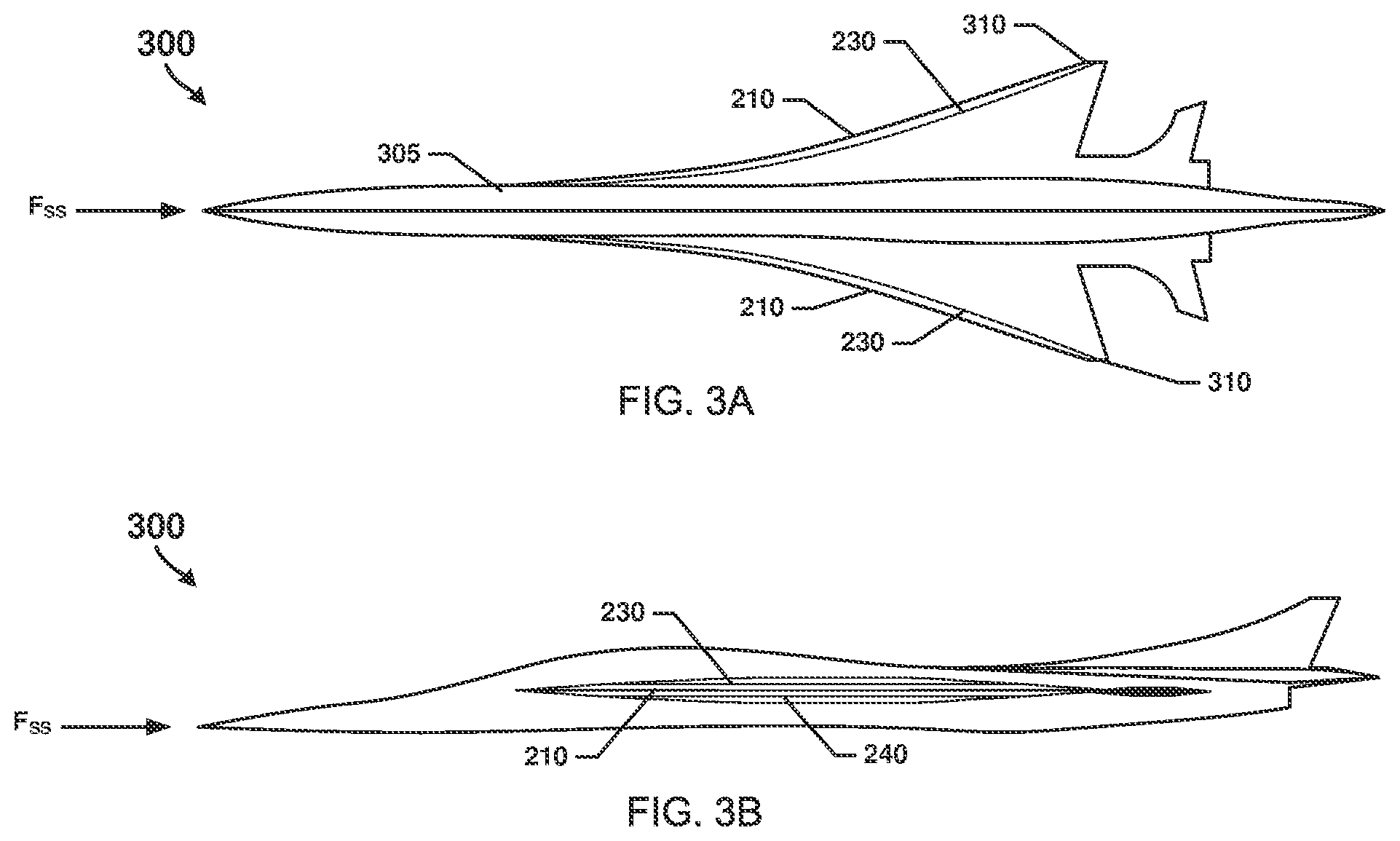Patent US12479573 Figure 3 – Airfoil with supersonic wave-tripping structure