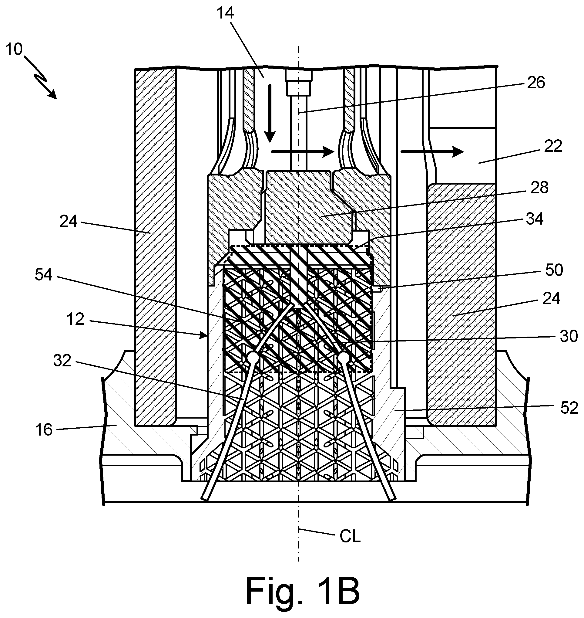 Patent US12479583 Figure 2 – Air data probe electronics housing with retention features