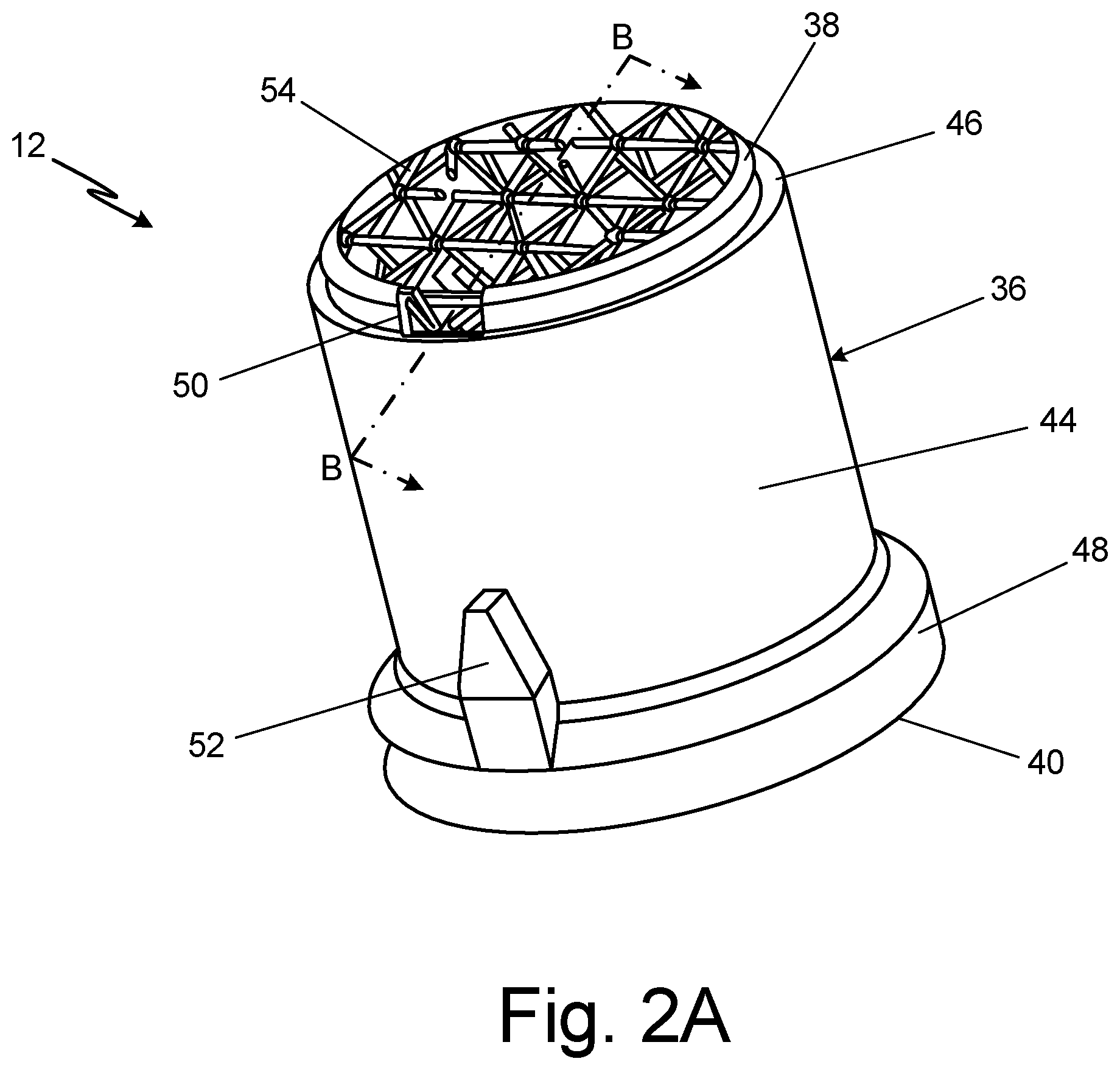 Patent US12479583 Figure 3 – Air data probe electronics housing with retention features