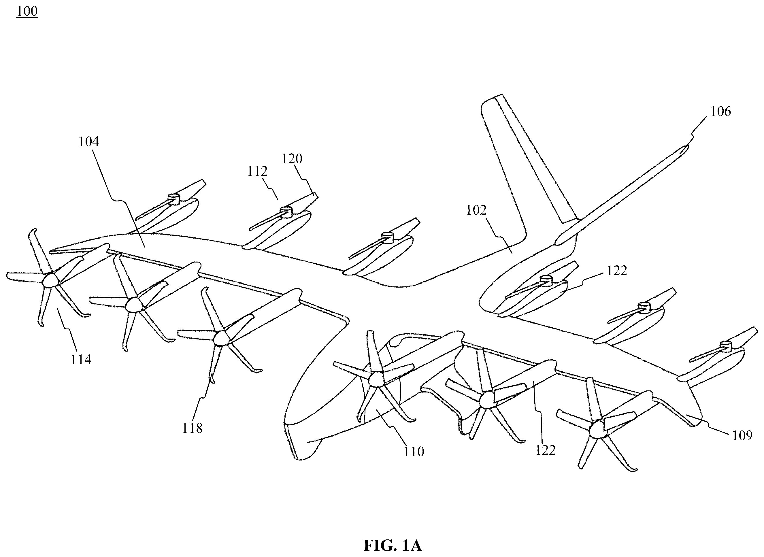 Patent US12479584 Figure 1 – Systems and methods for managing eVTOL flight in icing