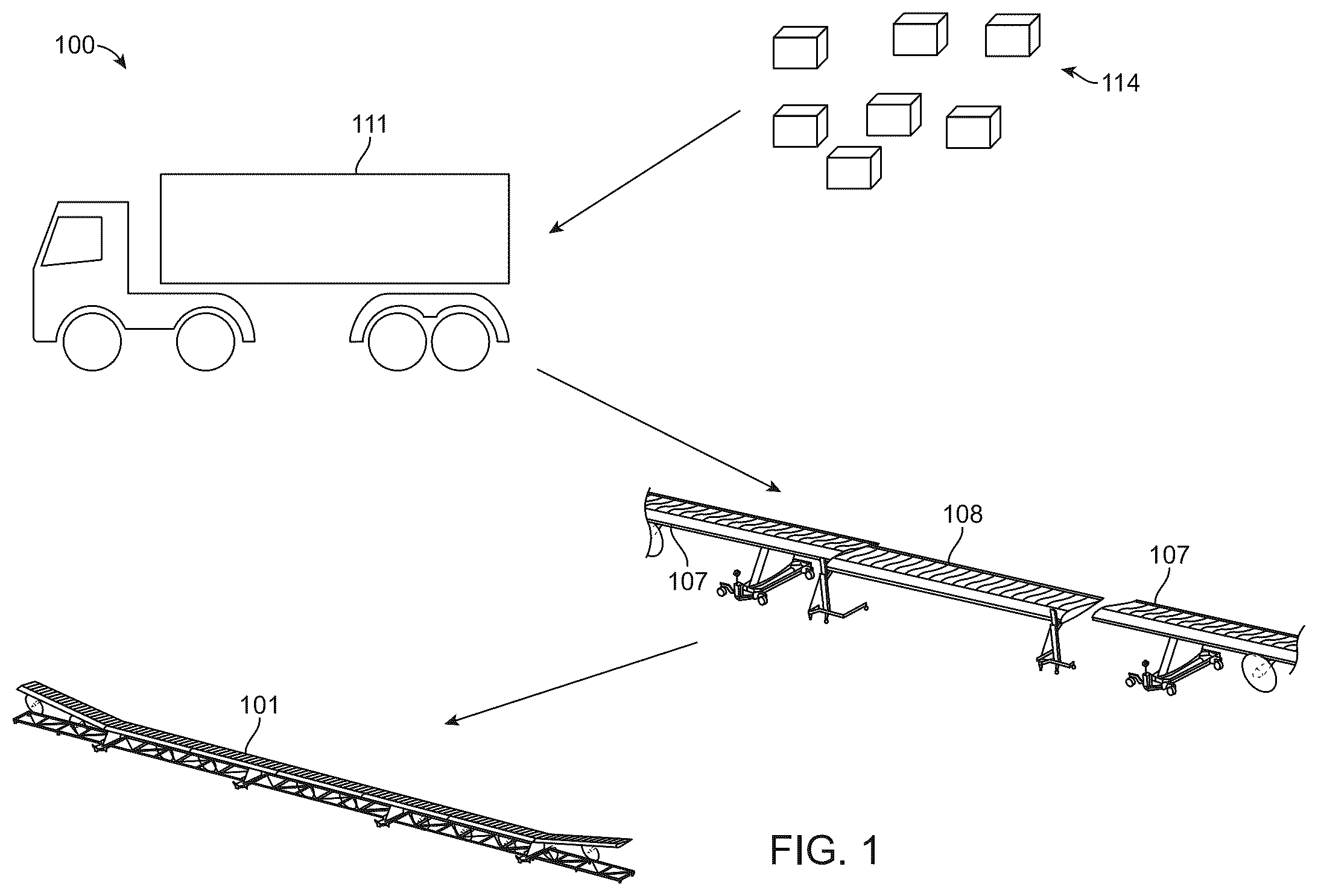 Patent US12479600 Figure 1 – Ground support equipment for a high altitude long endurance aircraft