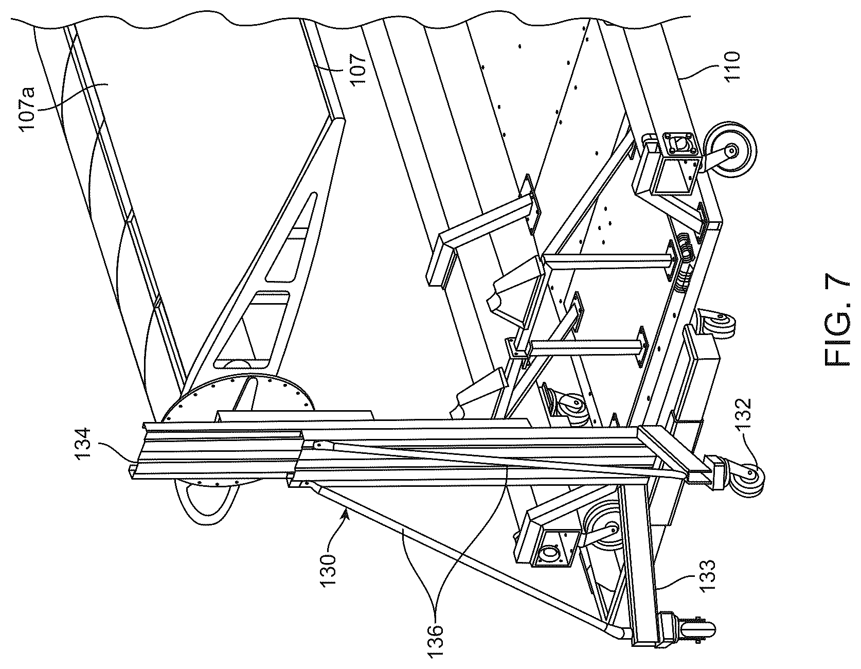 Patent US12479600 Figure 7 – Ground support equipment for a high altitude long endurance aircraft