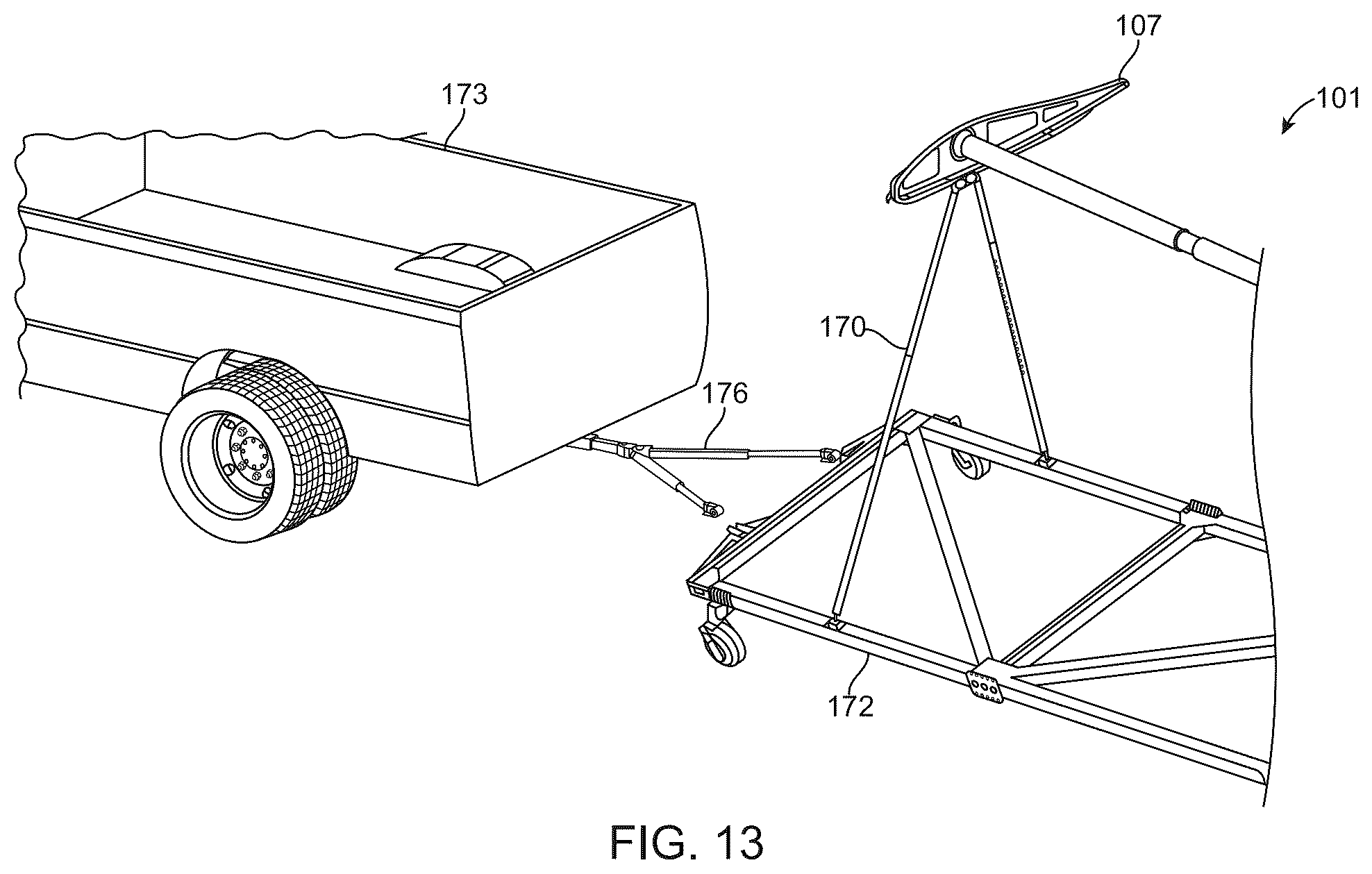 Patent US12479600 Figure 13 – Ground support equipment for a high altitude long endurance aircraft