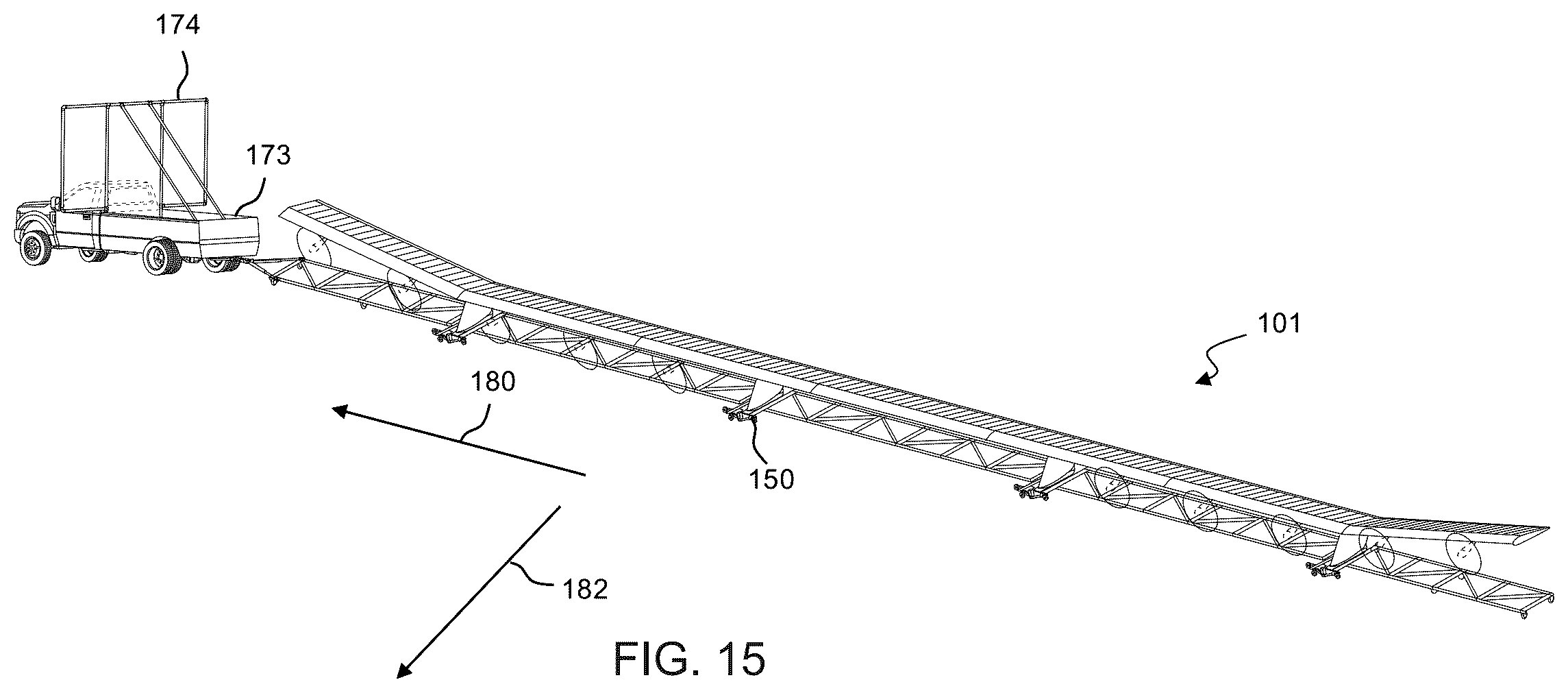 Patent US12479600 Figure 15 – Ground support equipment for a high altitude long endurance aircraft