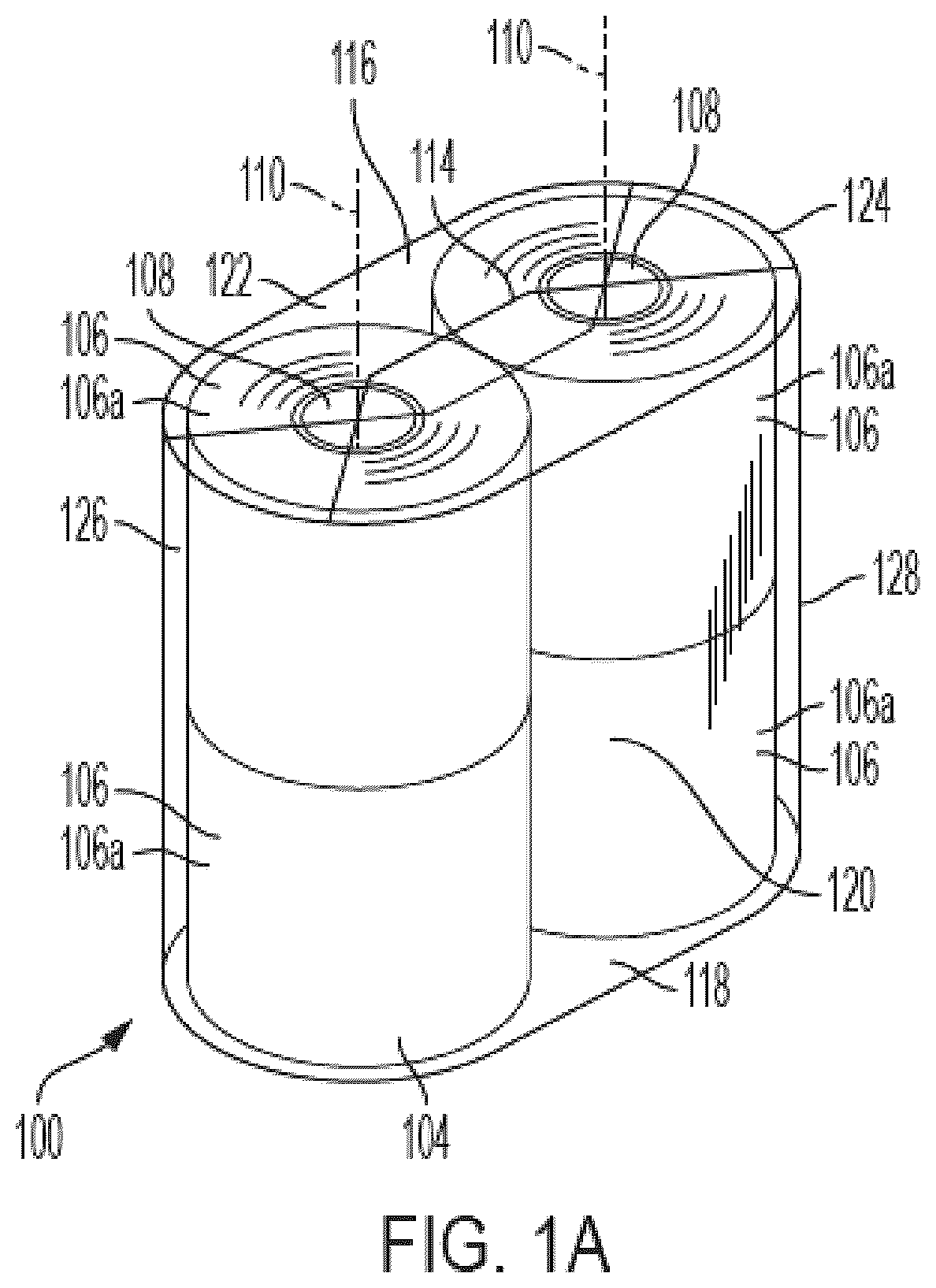 Patent US12479614 Figure 1 – Rolled paper product arrays
