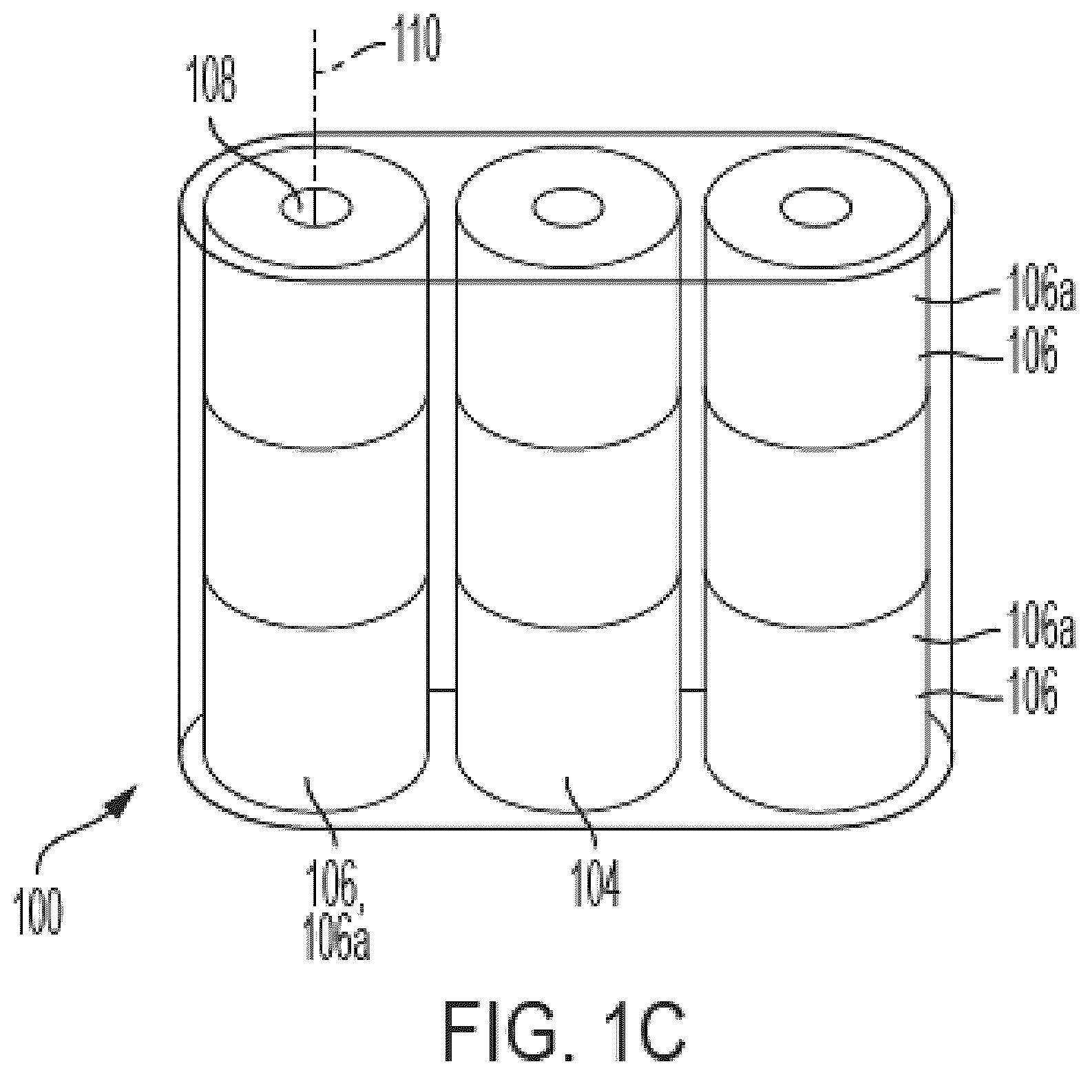 Patent US12479614 Figure 3 – Rolled paper product arrays