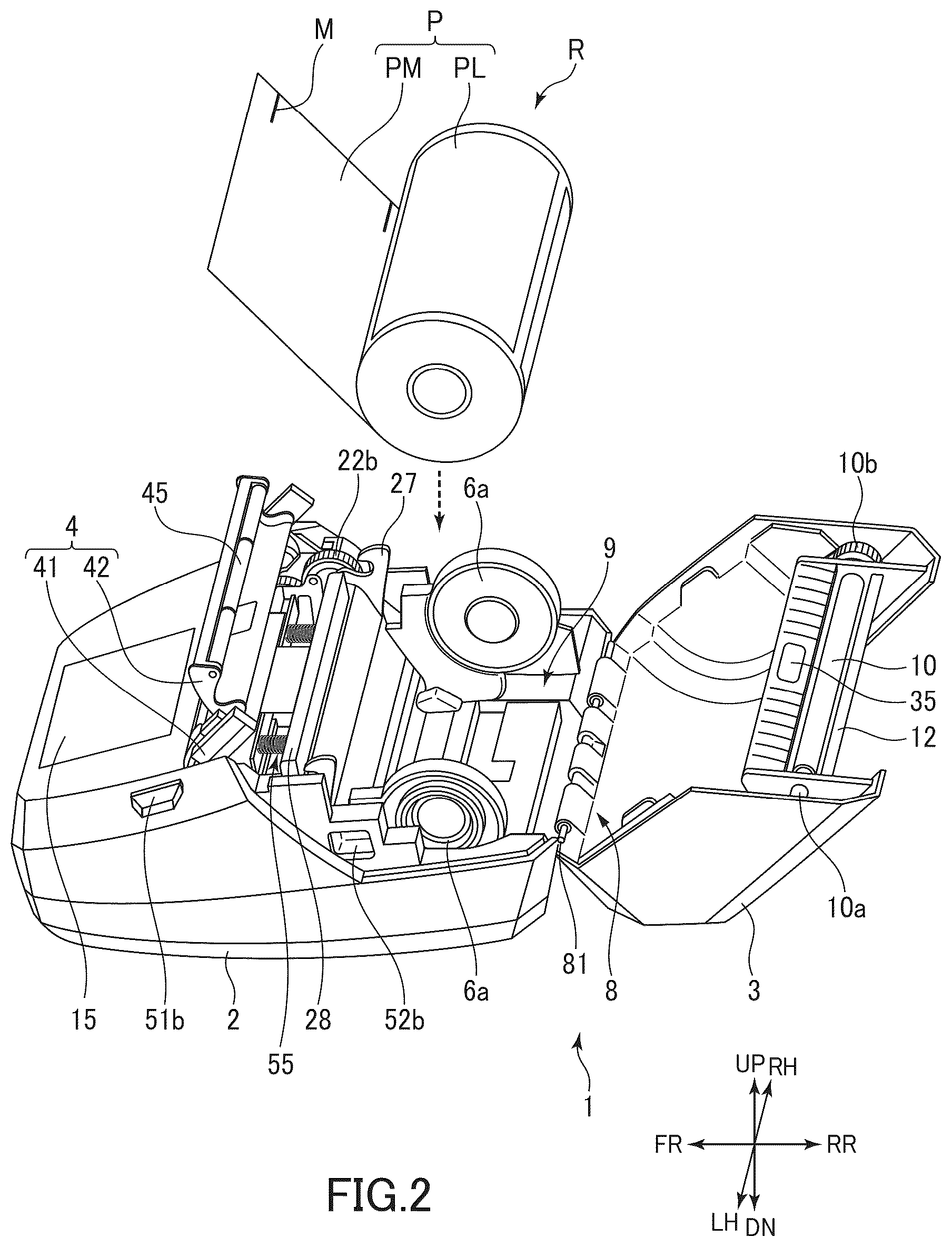 Patent US12479619 Figure 2 – Printer