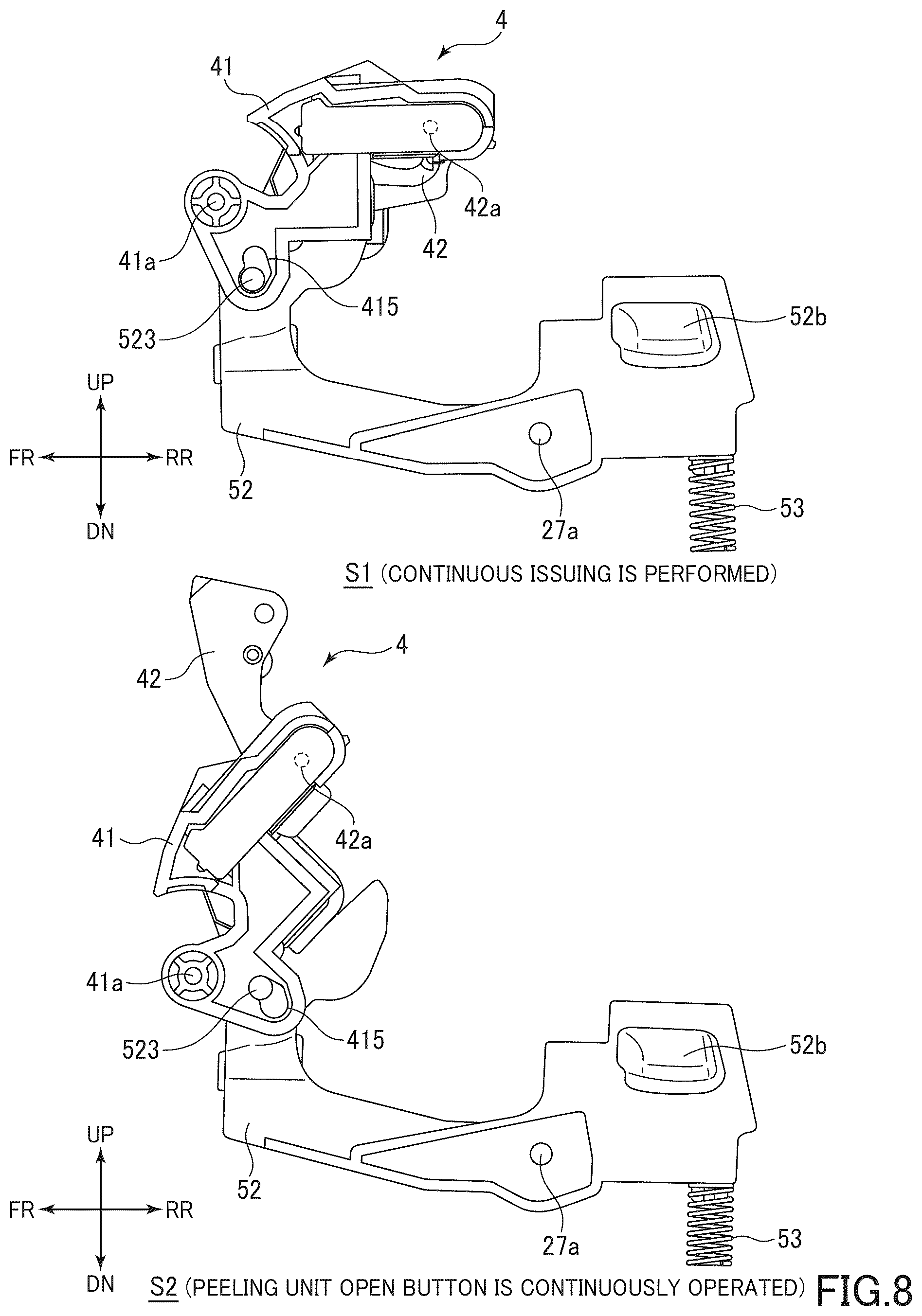 Patent US12479619 Figure 8 – Printer