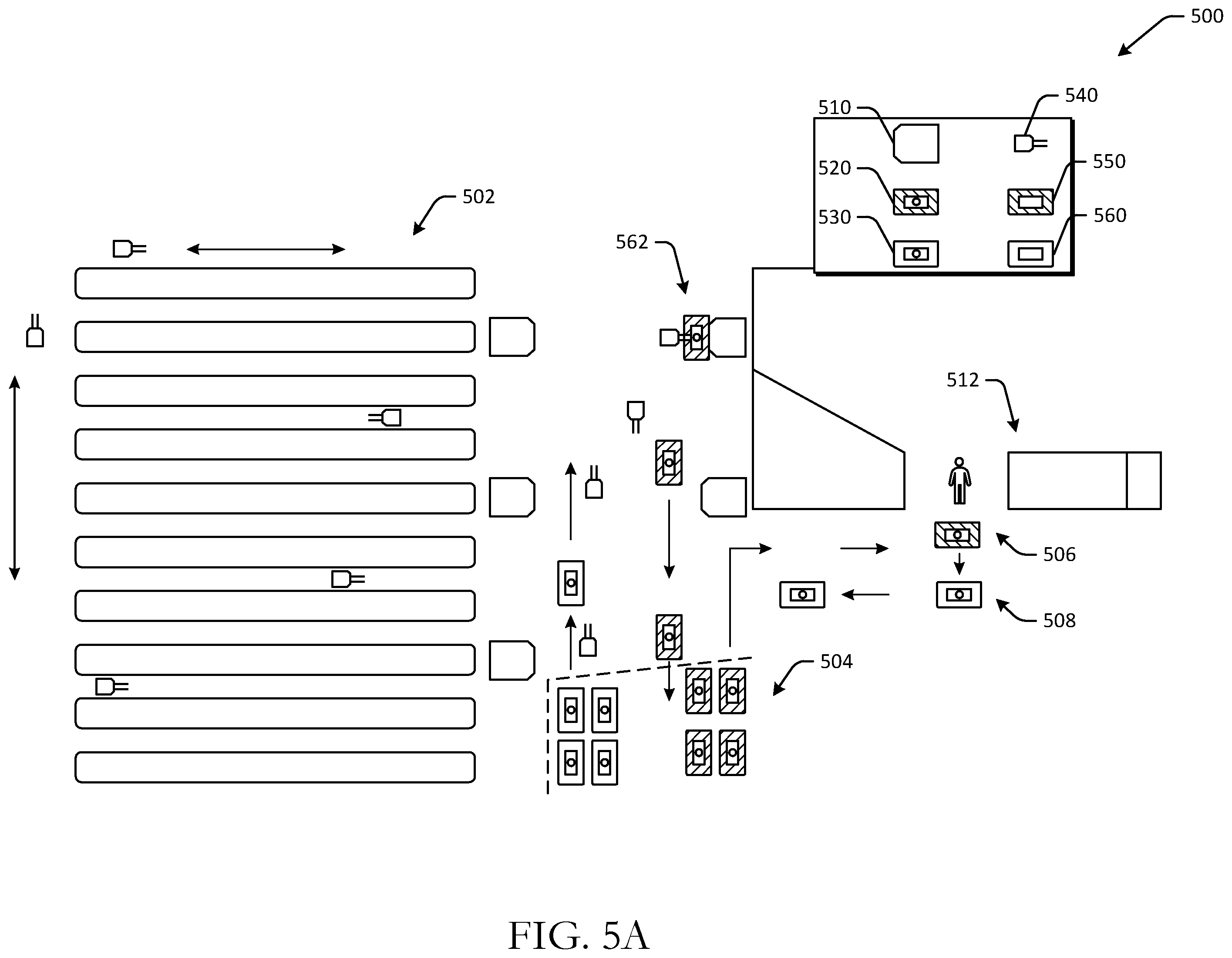 Patent US12479626 Figure 5 – Robot assisted direct-to-pack sortation systems