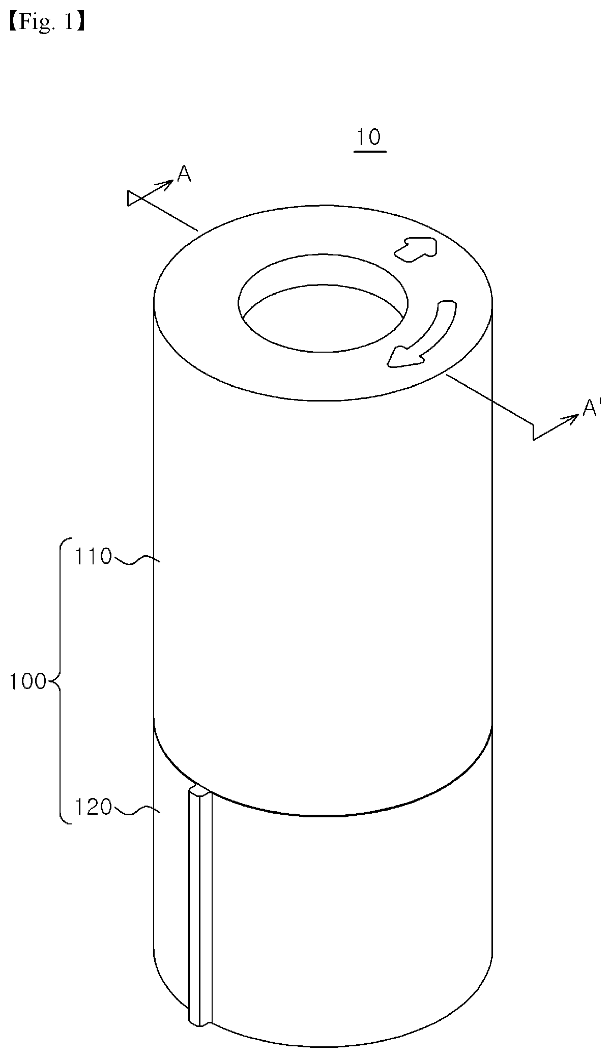 Patent US12479650 Figure 1 – Dispensing container for solid contents