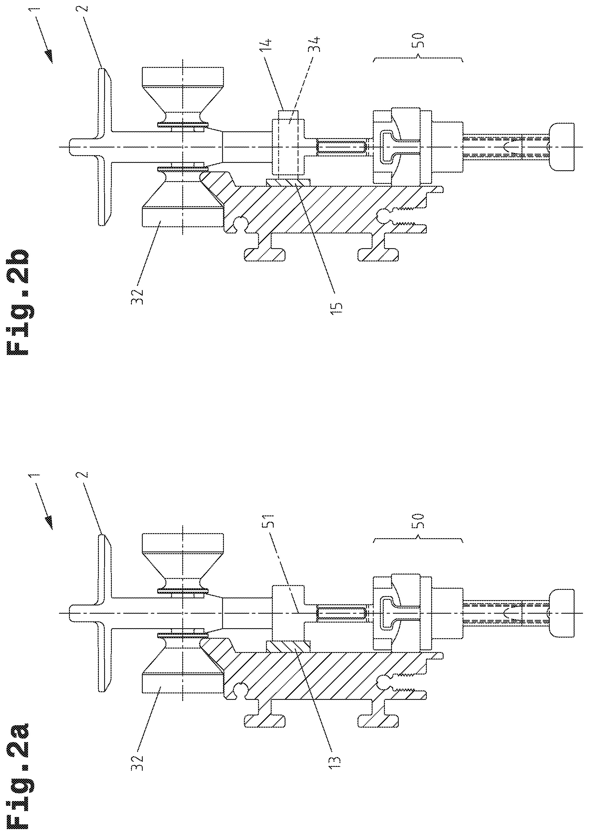 Patent US12479666 Figure 2 – Transport carrier system and overhead conveyor device comprising transport carriers for transporting suspended goods