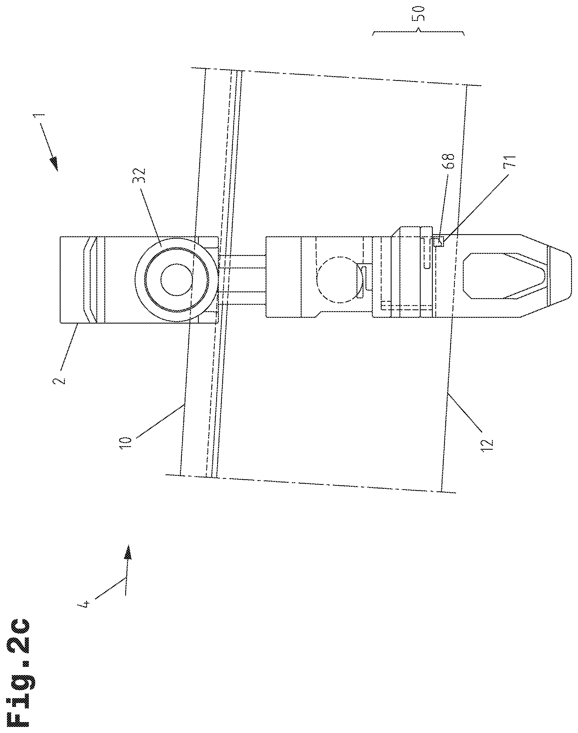 Patent US12479666 Figure 3 – Transport carrier system and overhead conveyor device comprising transport carriers for transporting suspended goods
