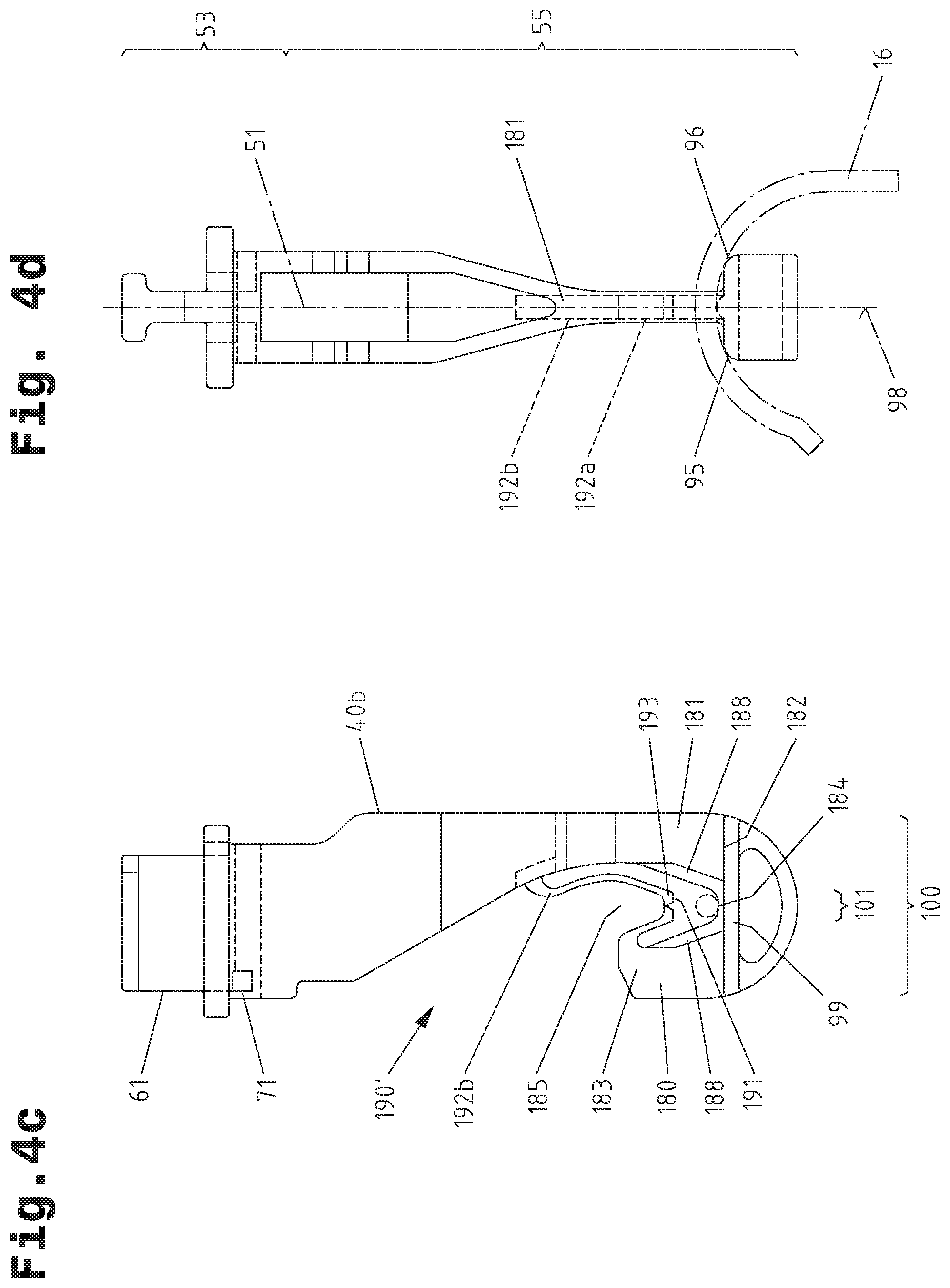 Patent US12479666 Figure 7 – Transport carrier system and overhead conveyor device comprising transport carriers for transporting suspended goods