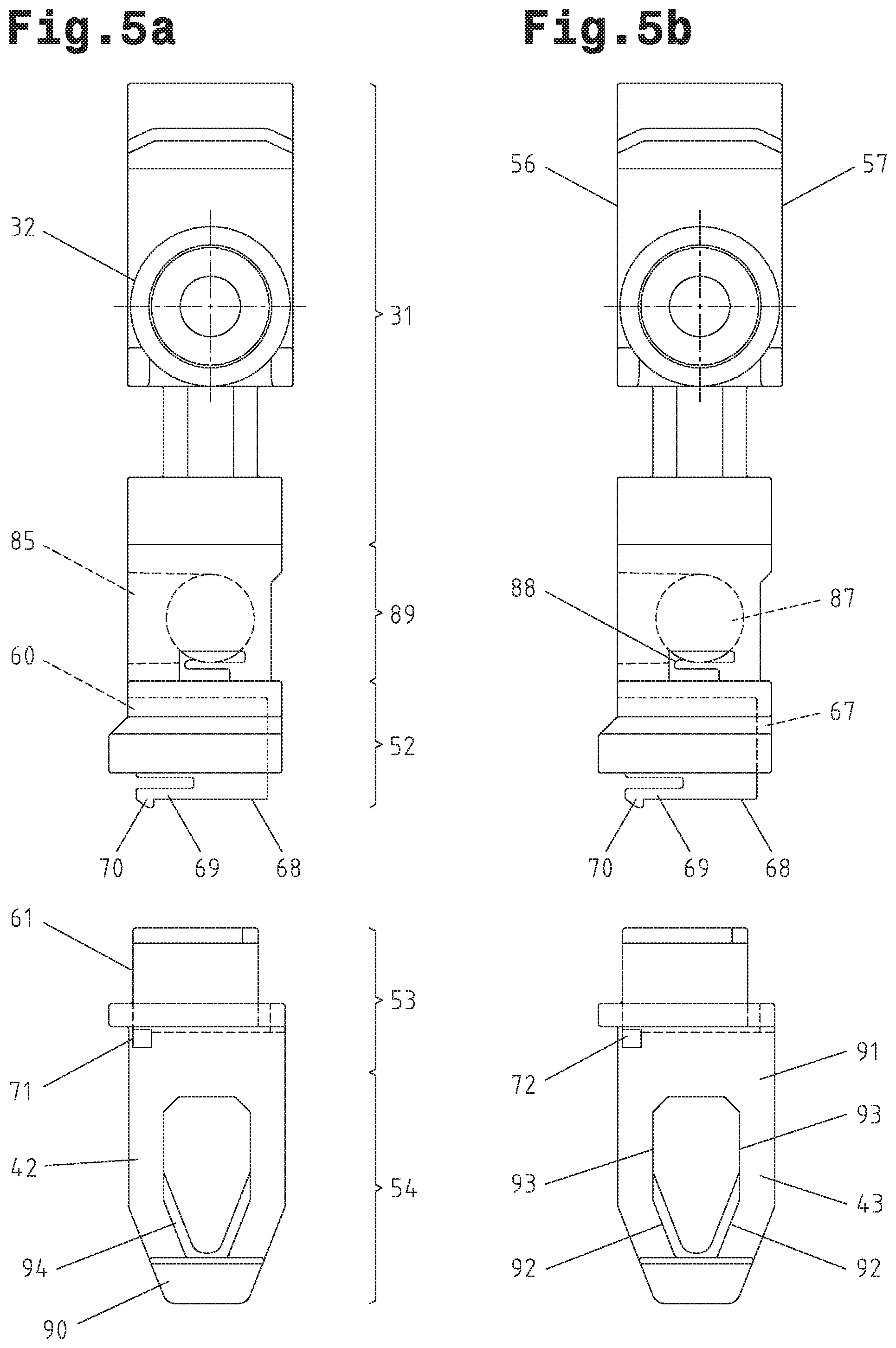 Patent US12479666 Figure 13 – Transport carrier system and overhead conveyor device comprising transport carriers for transporting suspended goods