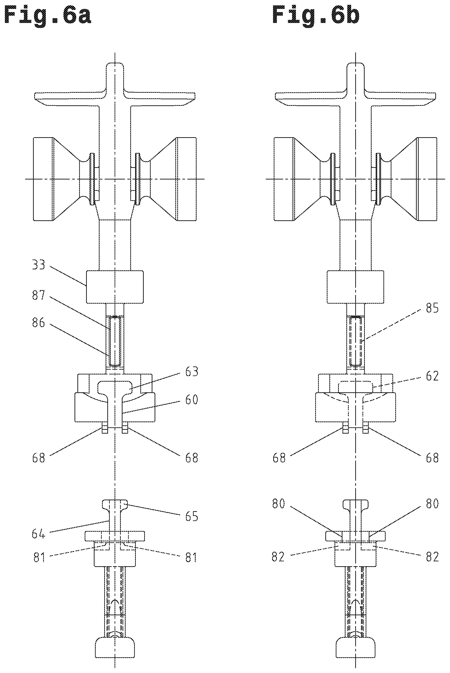 Patent US12479666 Figure 14 – Transport carrier system and overhead conveyor device comprising transport carriers for transporting suspended goods