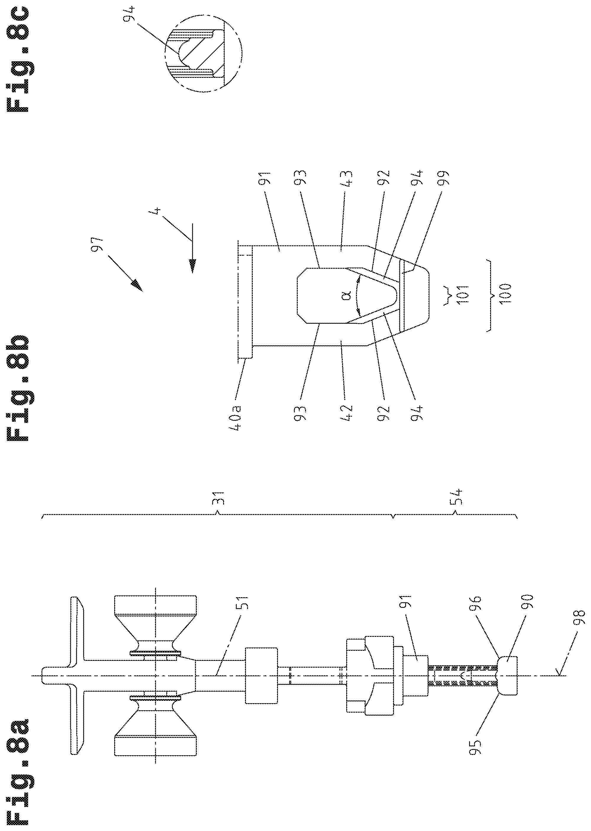 Patent US12479666 Figure 16 – Transport carrier system and overhead conveyor device comprising transport carriers for transporting suspended goods