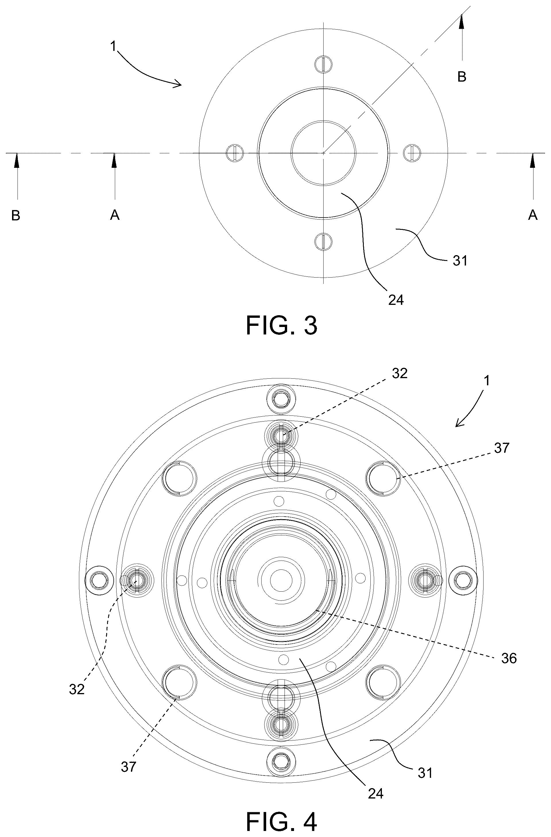 Patent US12479668 Figure 3 – Support plate for a carrousel machine and carrousel machine comprising it