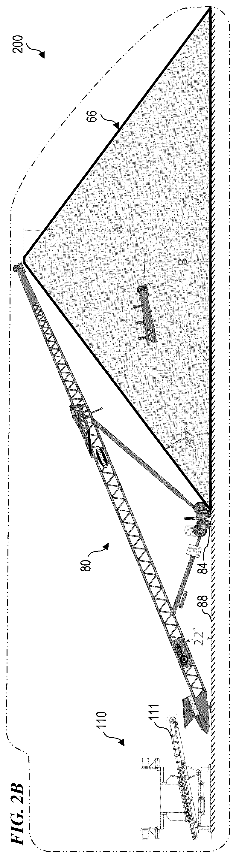 Patent US12479675 Figure 3 – Trailer-integrated drive-over sand-truck unloader system and method with safety features
