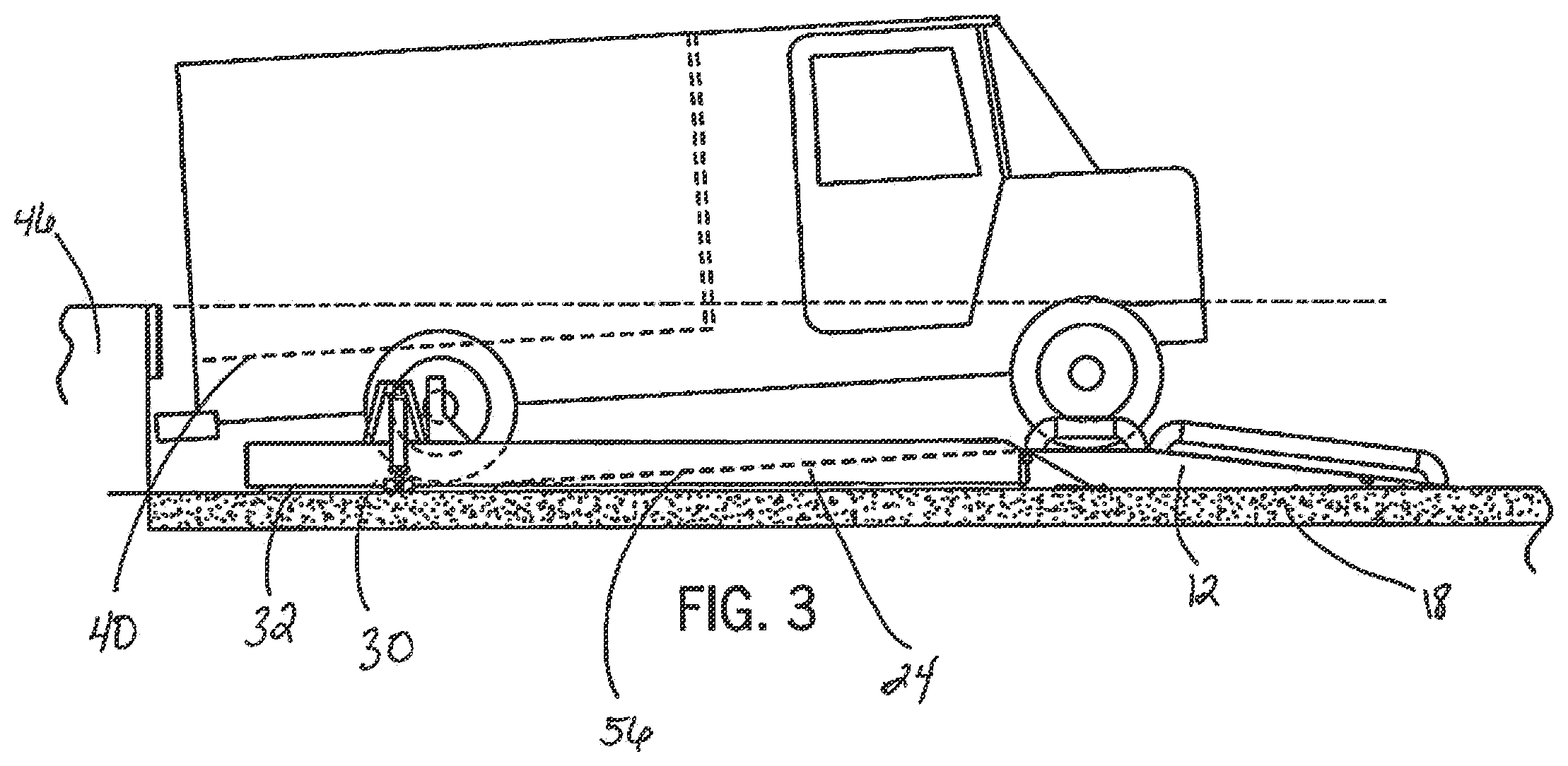 Patent US12479676 Figure 2 – Vehicle leveler with improved drainage