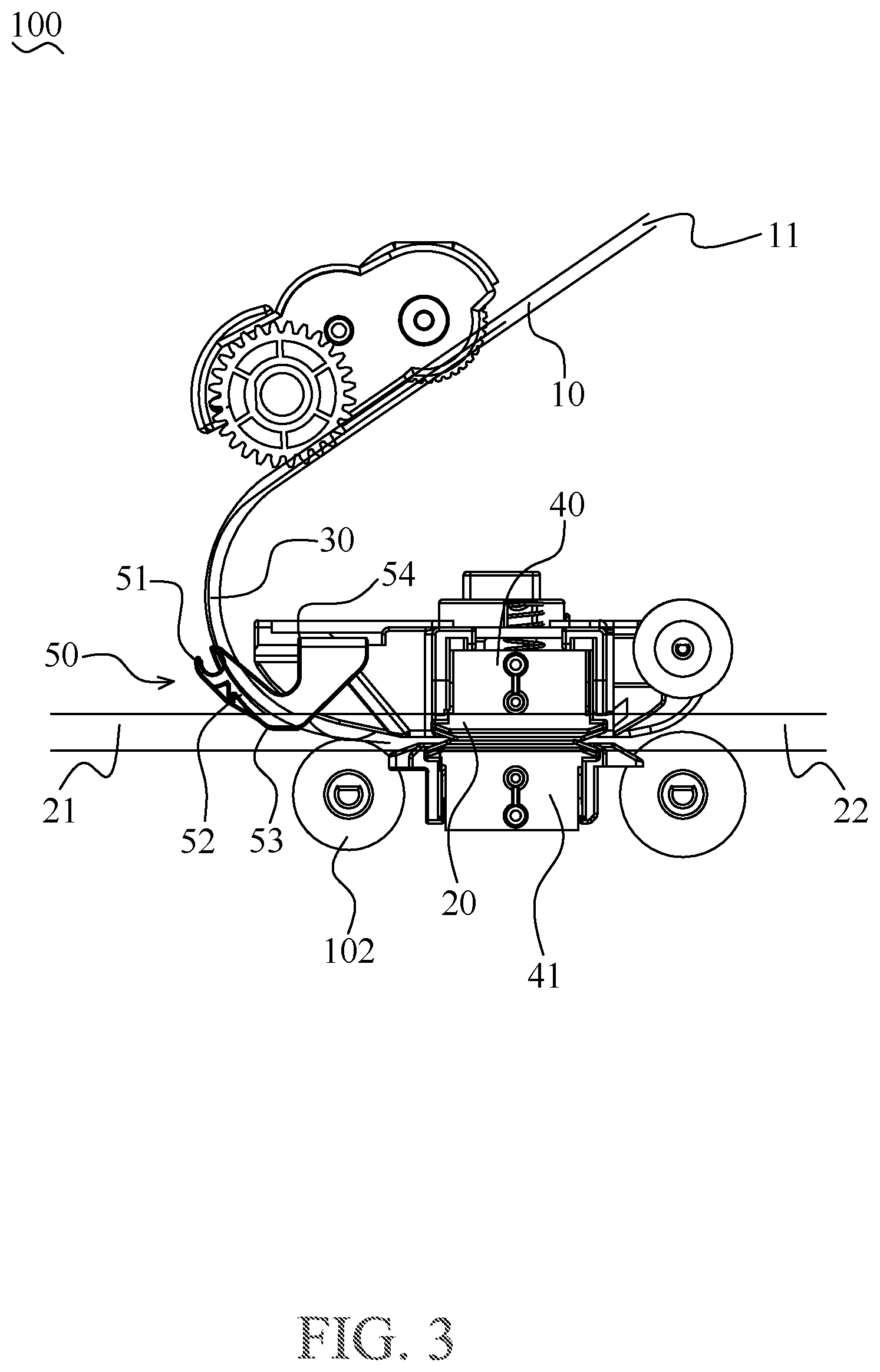 Patent US12479679 Figure 3 – Dual-use automatic document feeder