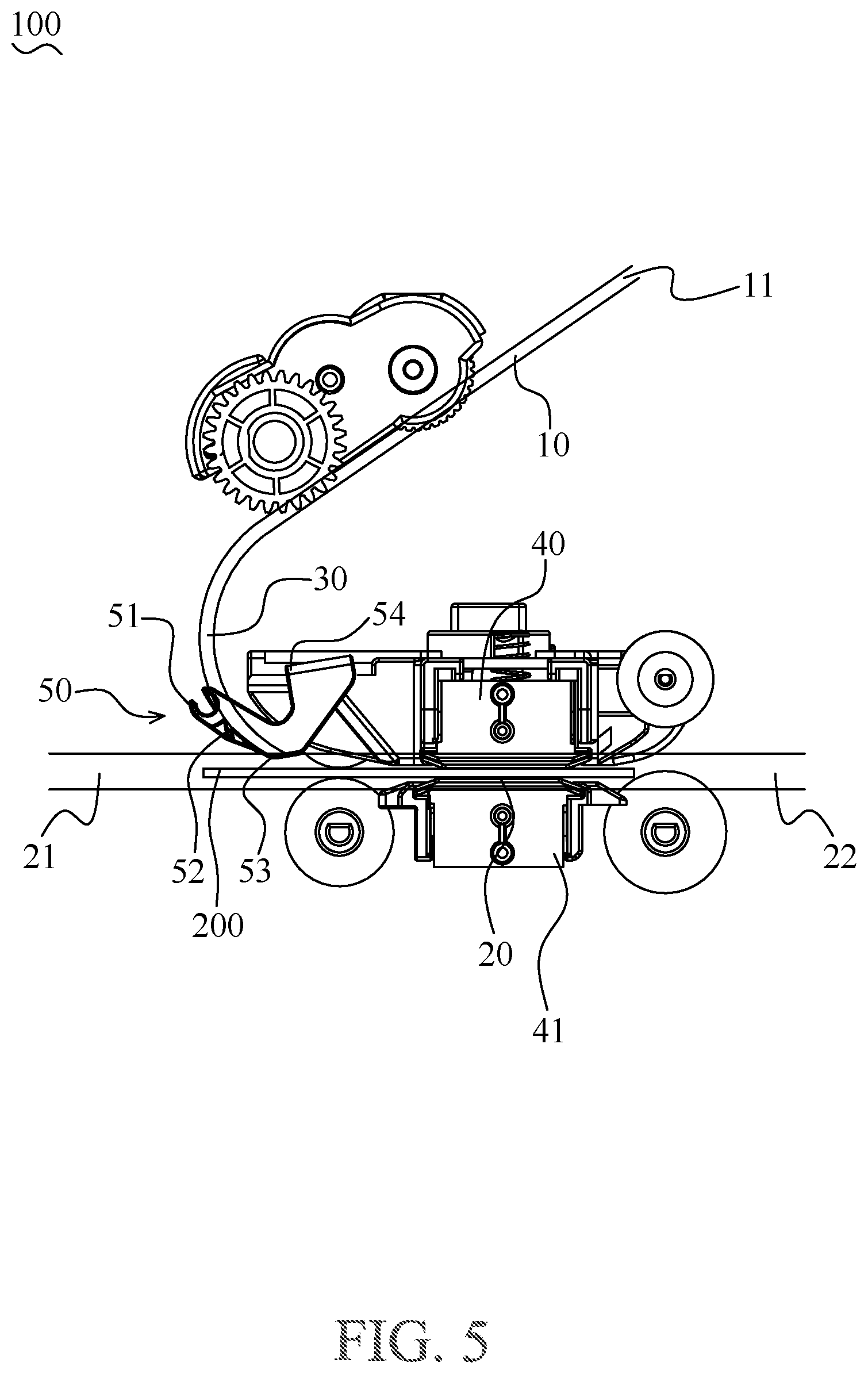 Patent US12479679 Figure 5 – Dual-use automatic document feeder