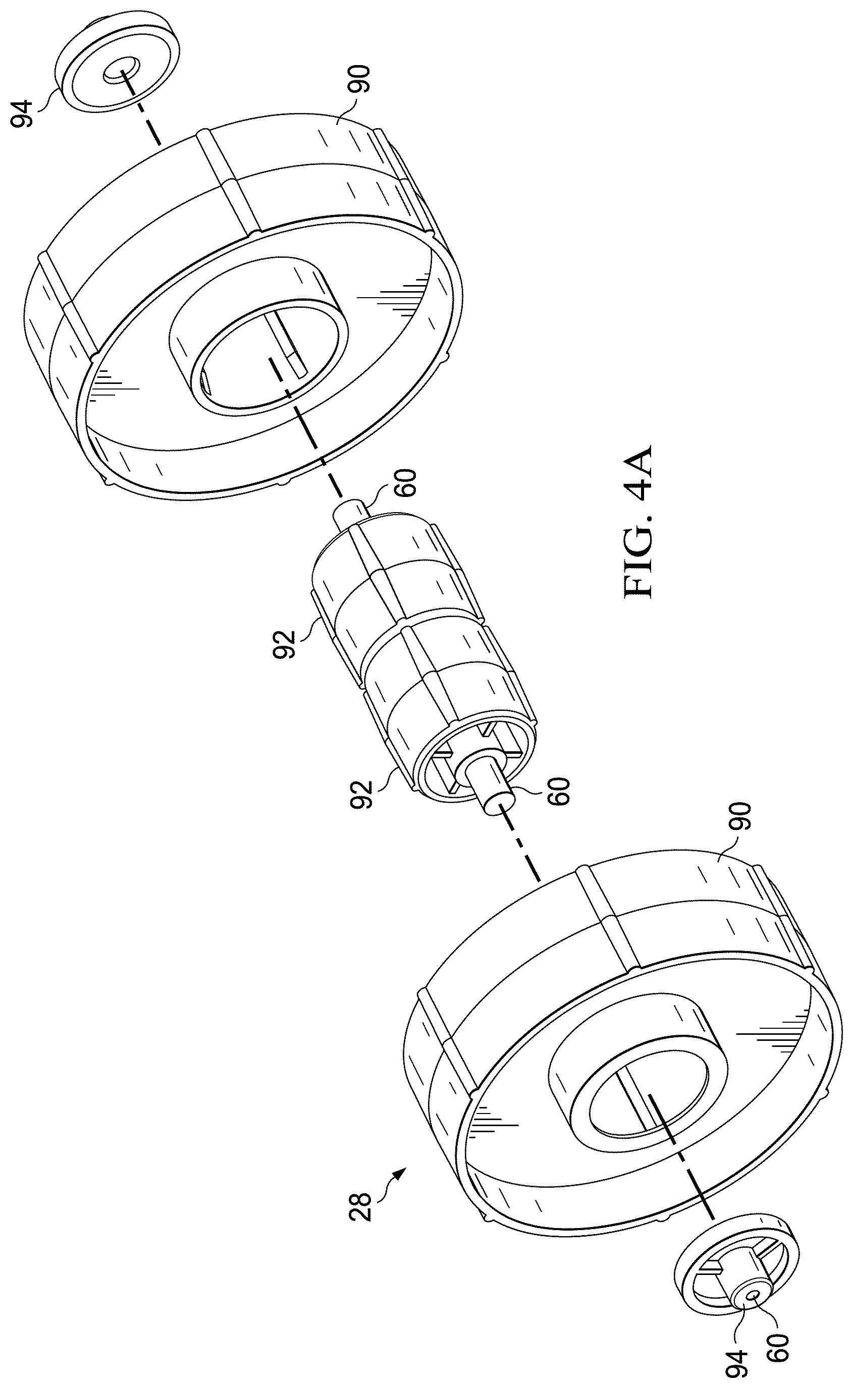 Patent US12479686 Figure 4 – Automatic tape dispensing system