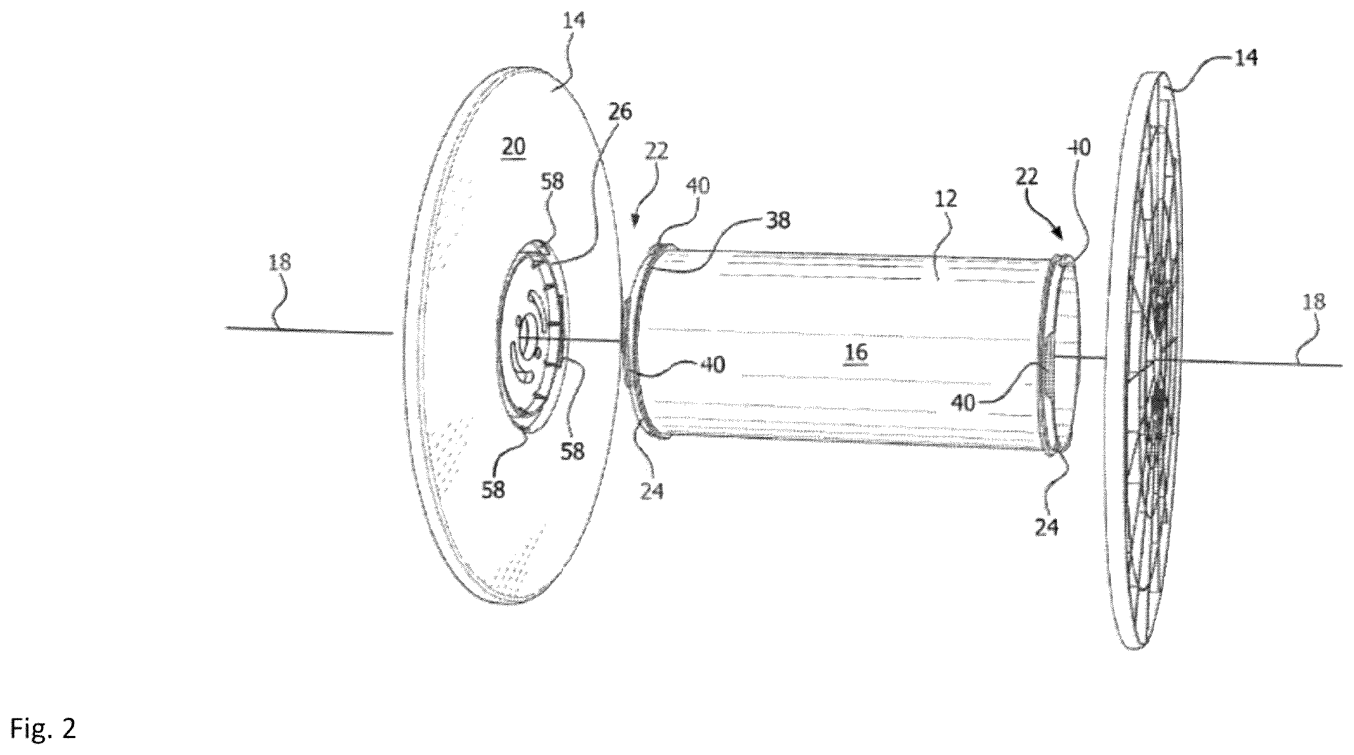 Patent US12479689 Figure 2 – Sliding lock for break-down spool