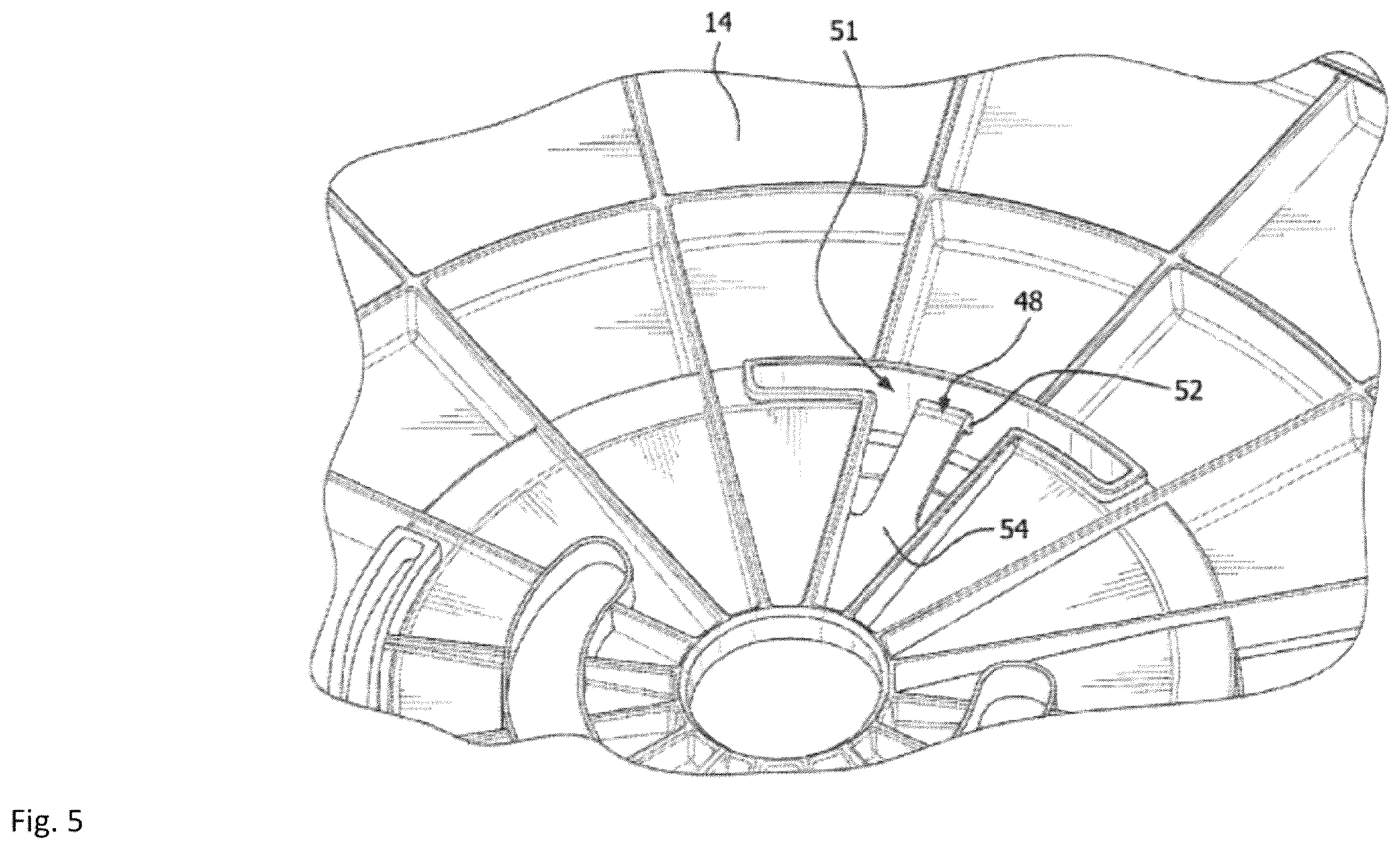 Patent US12479689 Figure 5 – Sliding lock for break-down spool