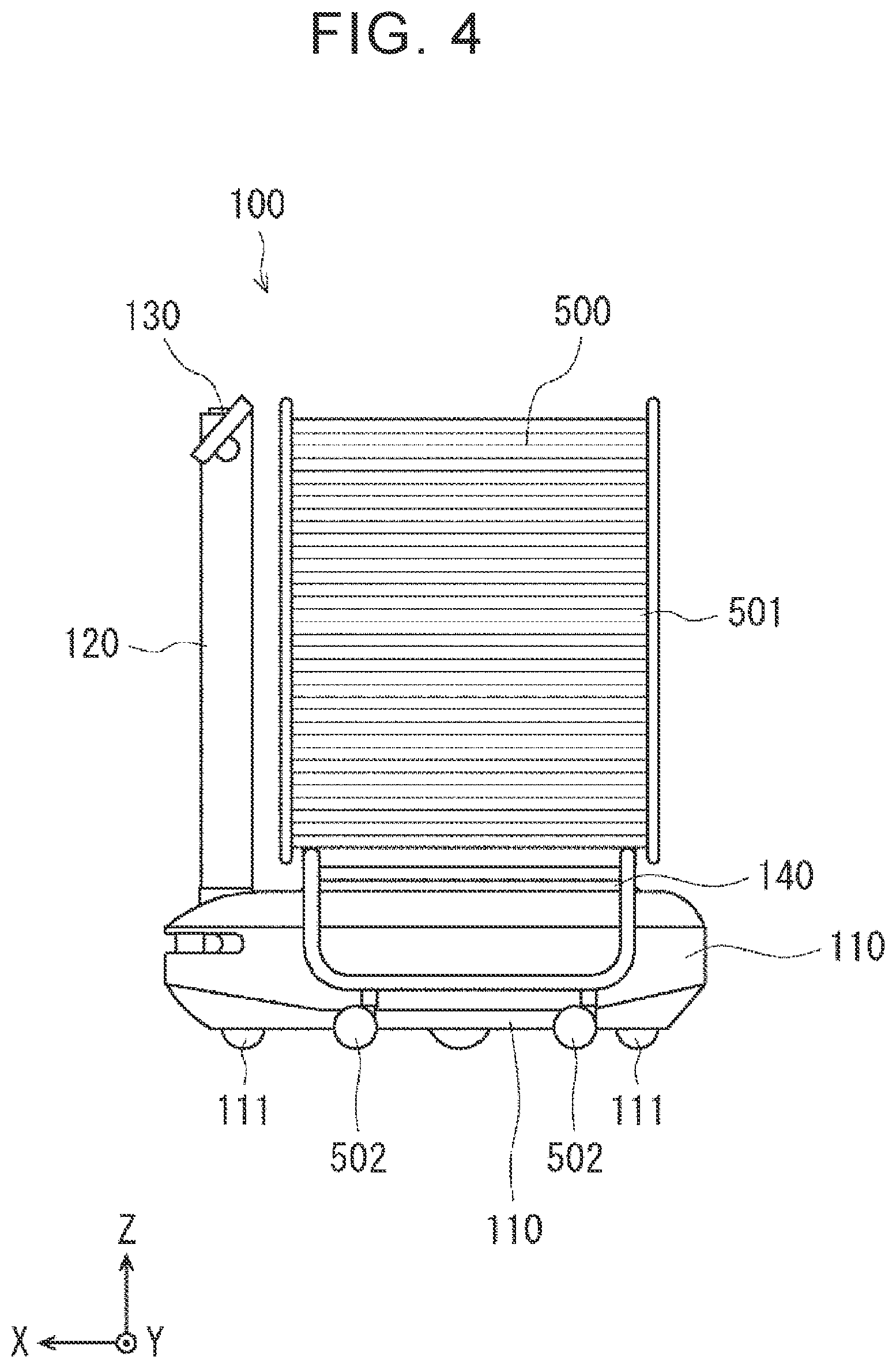 Patent US12479705 Figure 4 – Transport robot