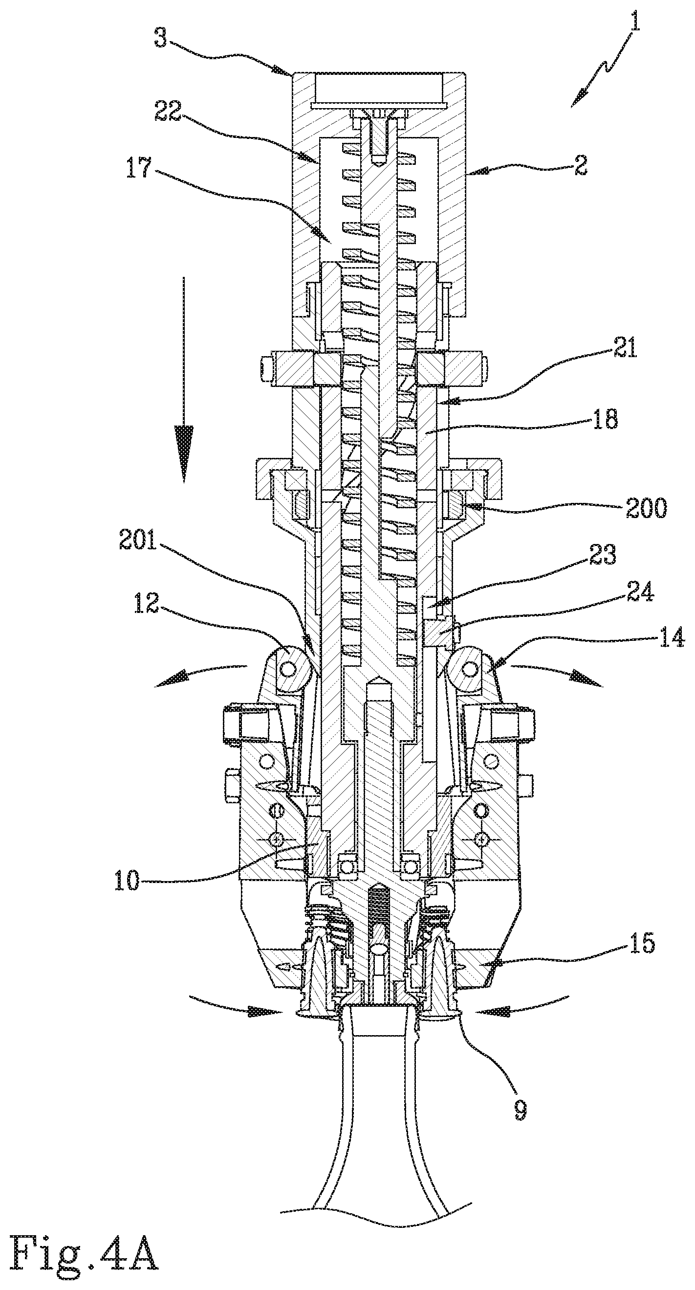 Patent US12479710 Figure 7 – Capping head for a capping machine, capping method and cap