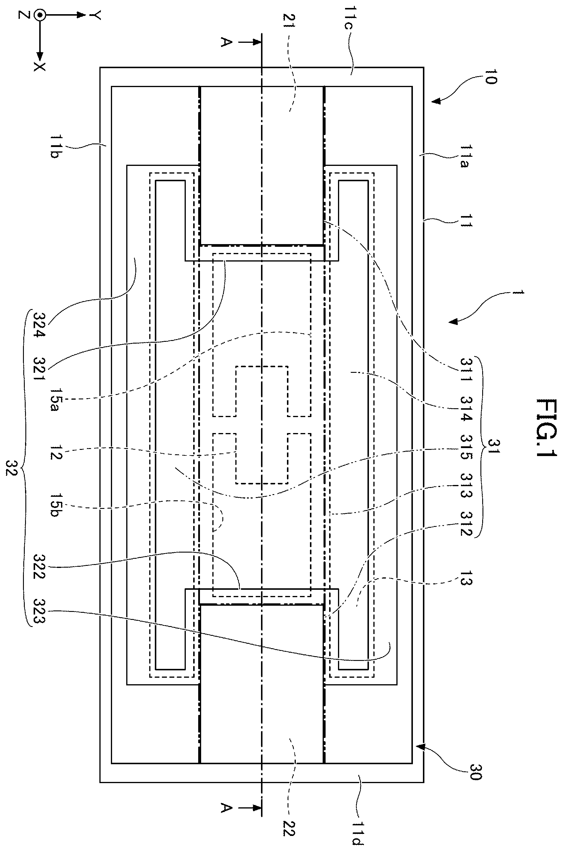 Patent US12479716 Figure 1 – Vibration device, speaker unit, and method for manufacturing vibration device