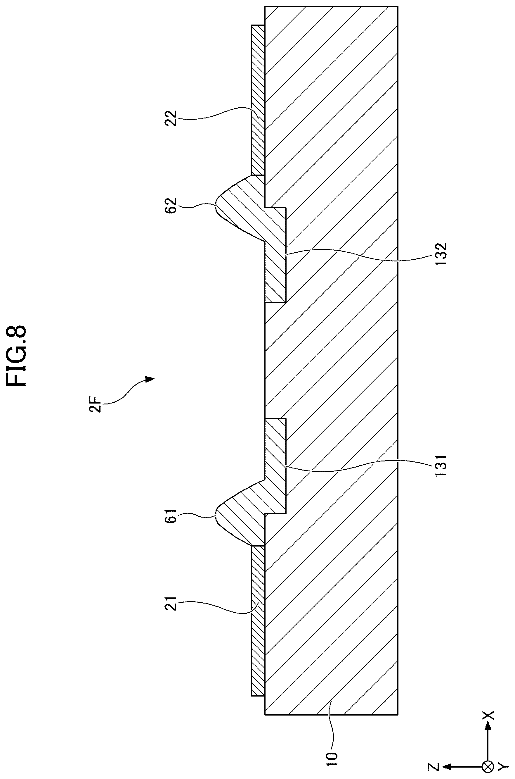 Patent US12479716 Figure 8 – Vibration device, speaker unit, and method for manufacturing vibration device