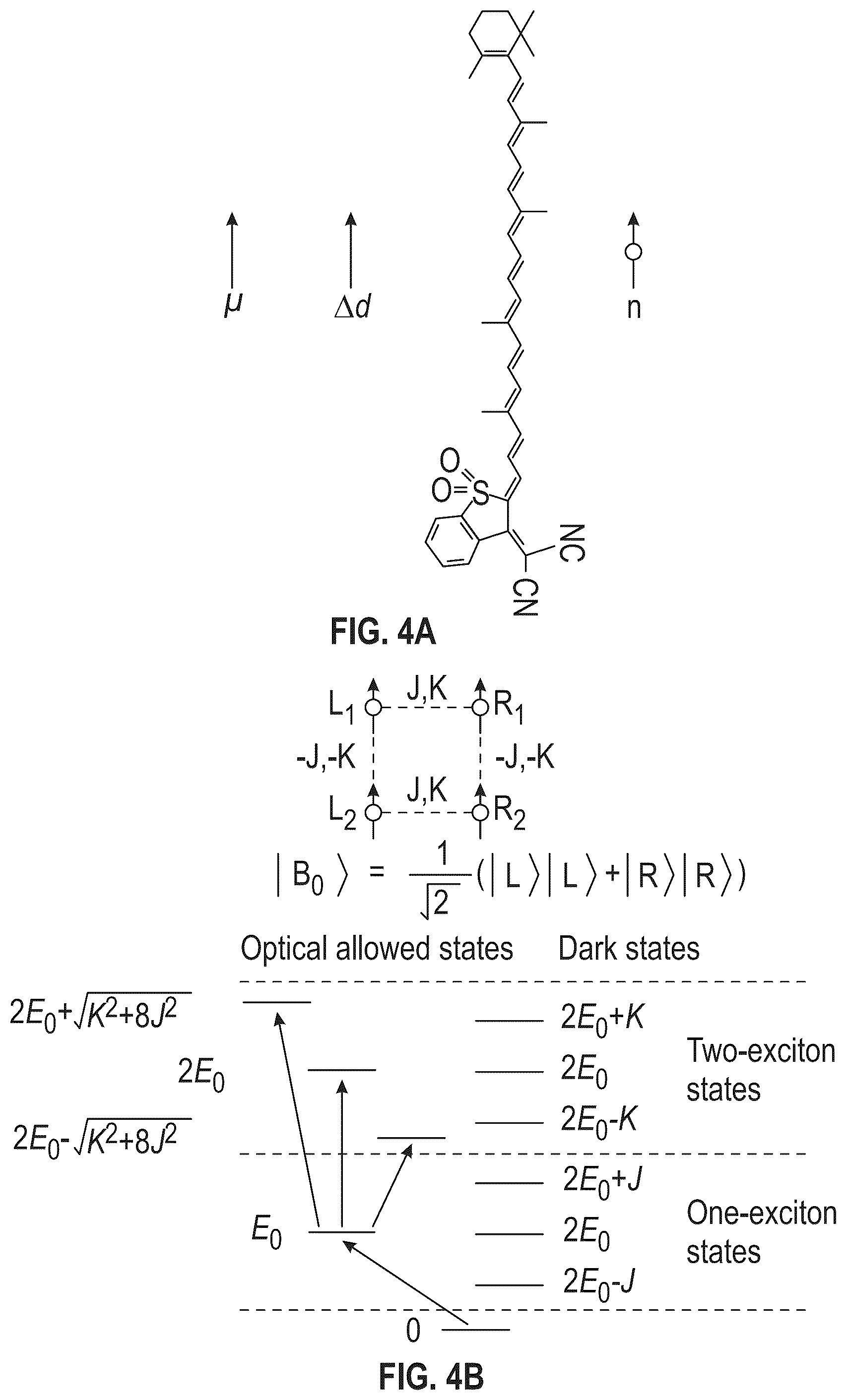 Patent US12479998 Figure 3 – Dyes in dye aggregate systems—engineering J, K, and dye packing