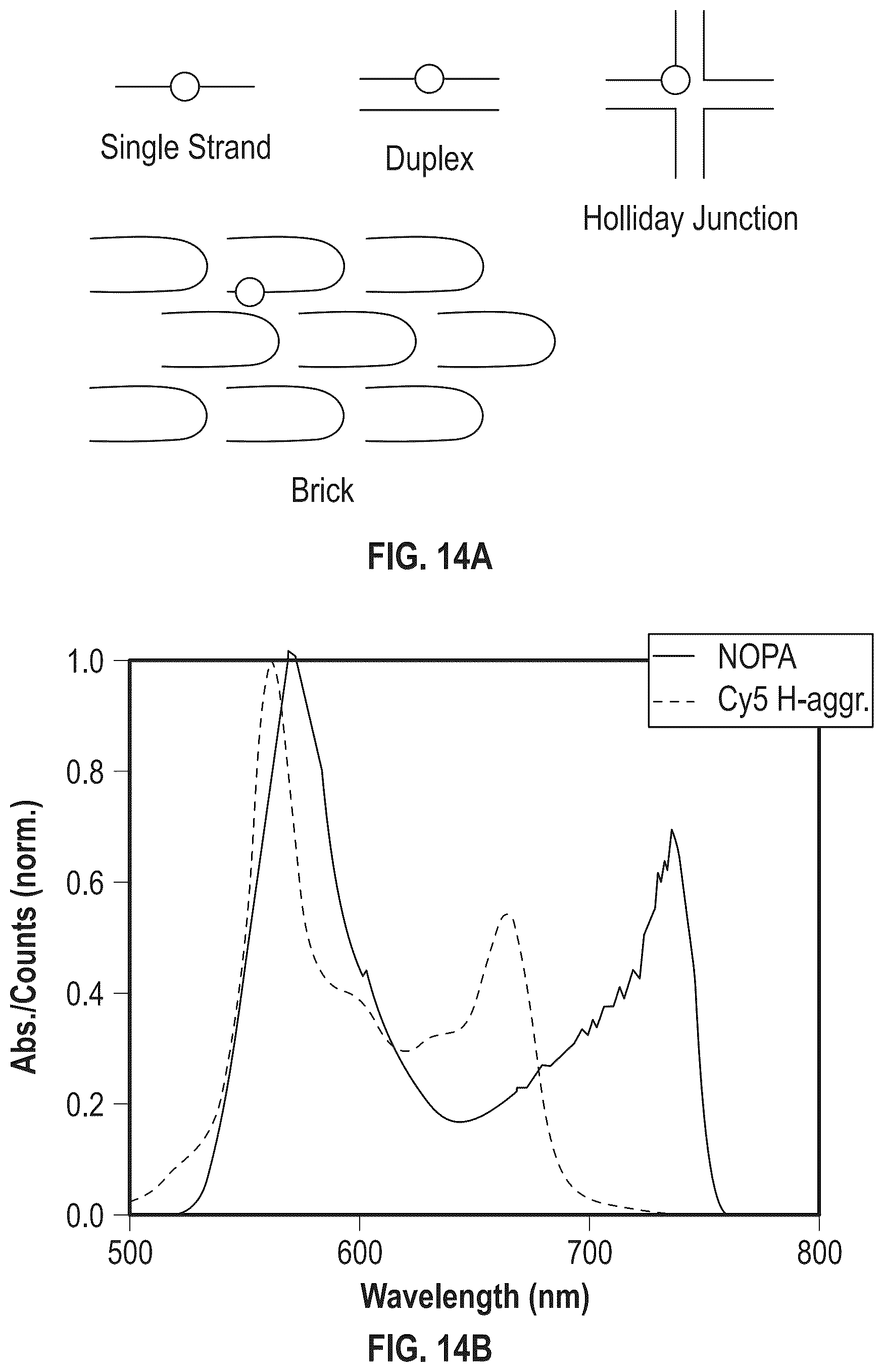 Patent US12479998 Figure 19 – Dyes in dye aggregate systems—engineering J, K, and dye packing