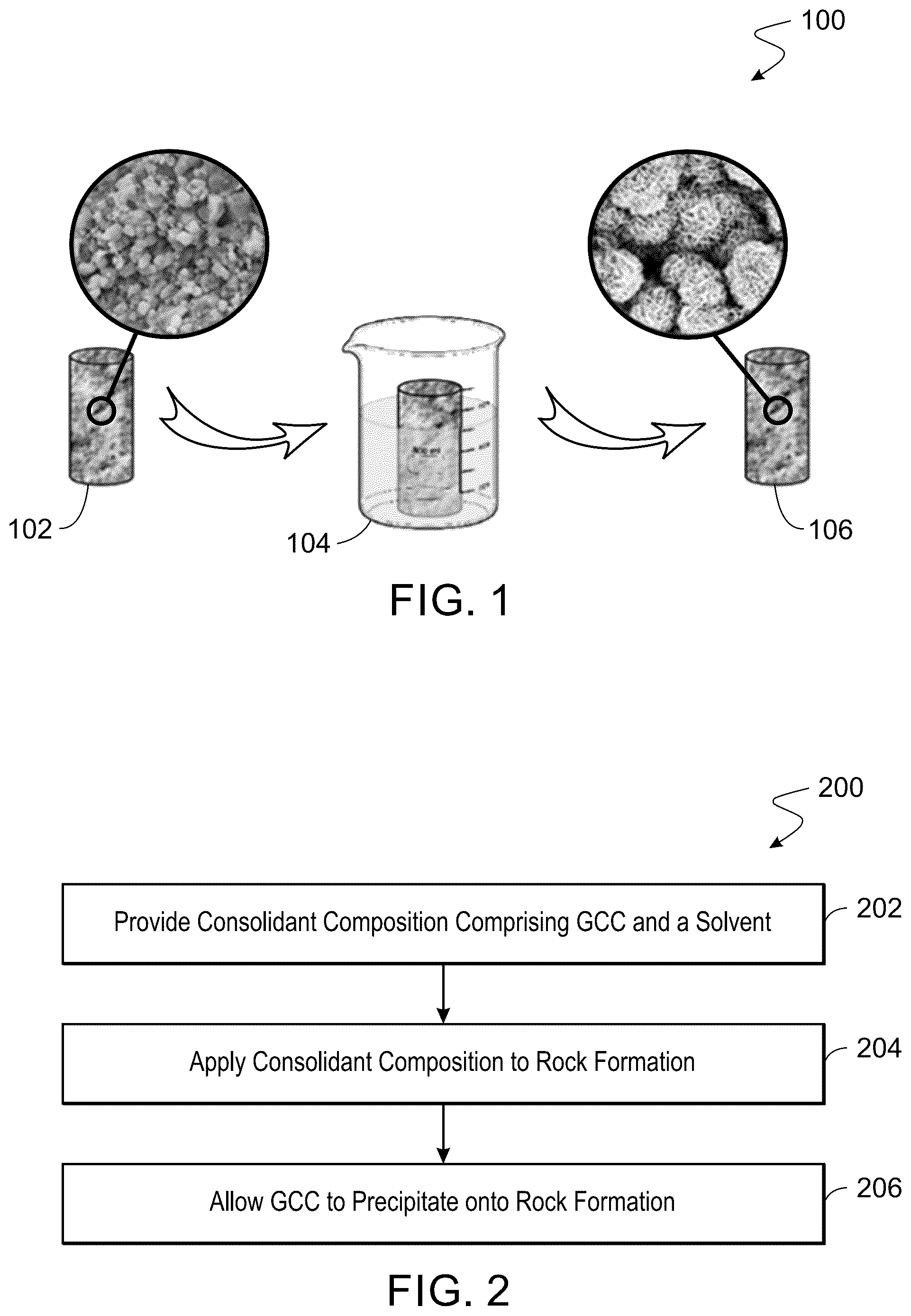 Patent US12480035 Figure 1 – Compositions and methods for utilizing ground calcium carbonate for consolidating carbonate rock formation
