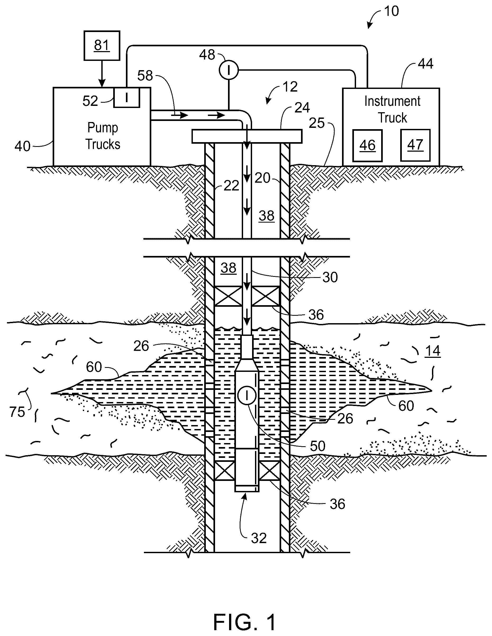 Patent US12480037 Figure 1 – Material and method for flow diversion in proppant fracturing