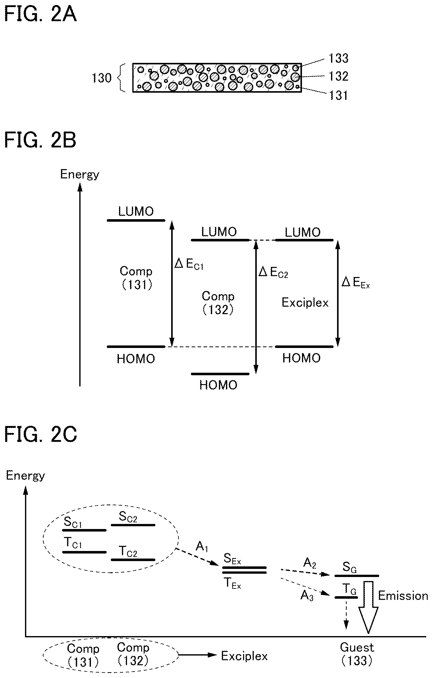Patent US12480038 Figure 2 – Light-emitting element, display device, electronic device, and lighting device